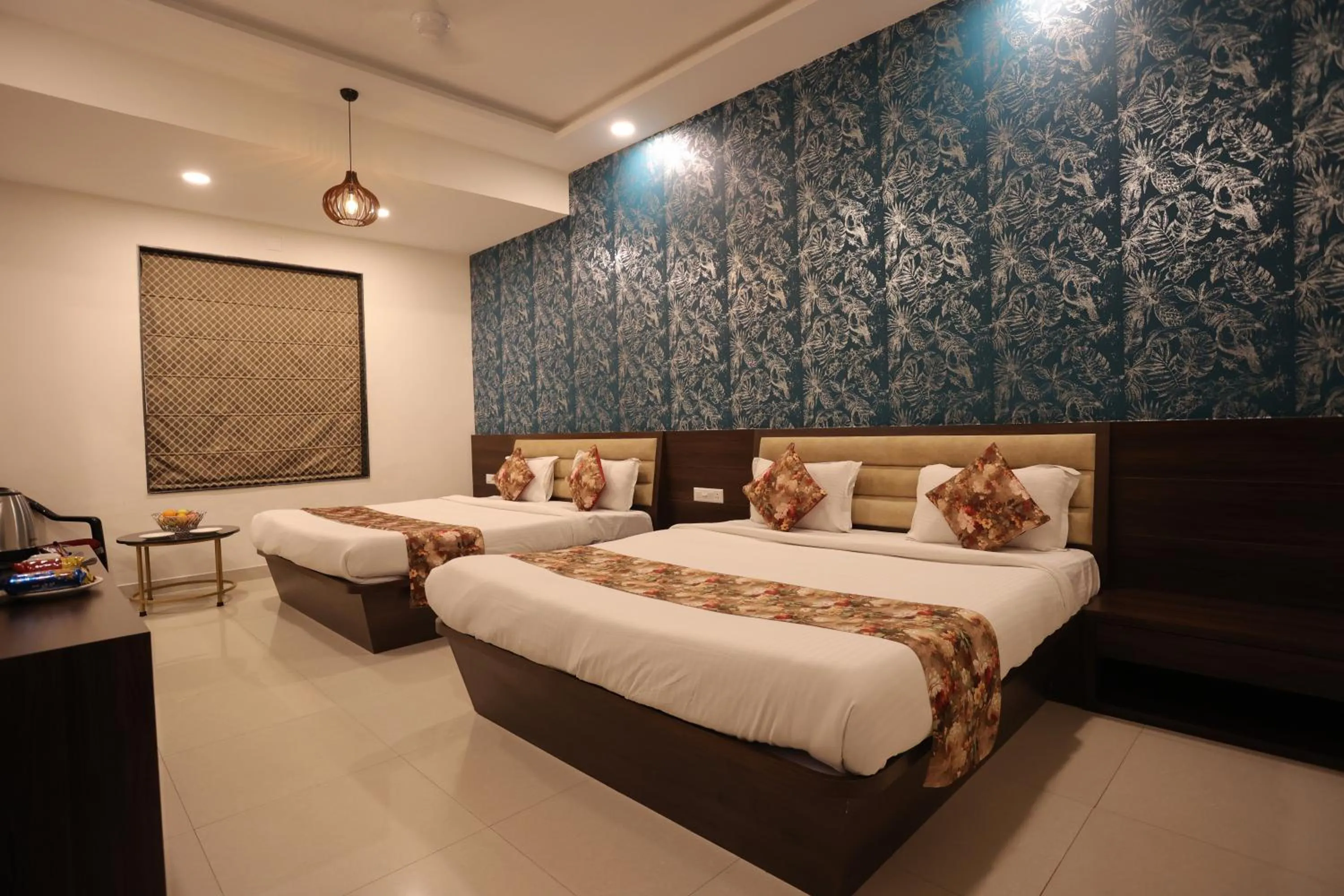 Bedroom, Bed in Hotel Bhairav Bagh with Swimming Pool