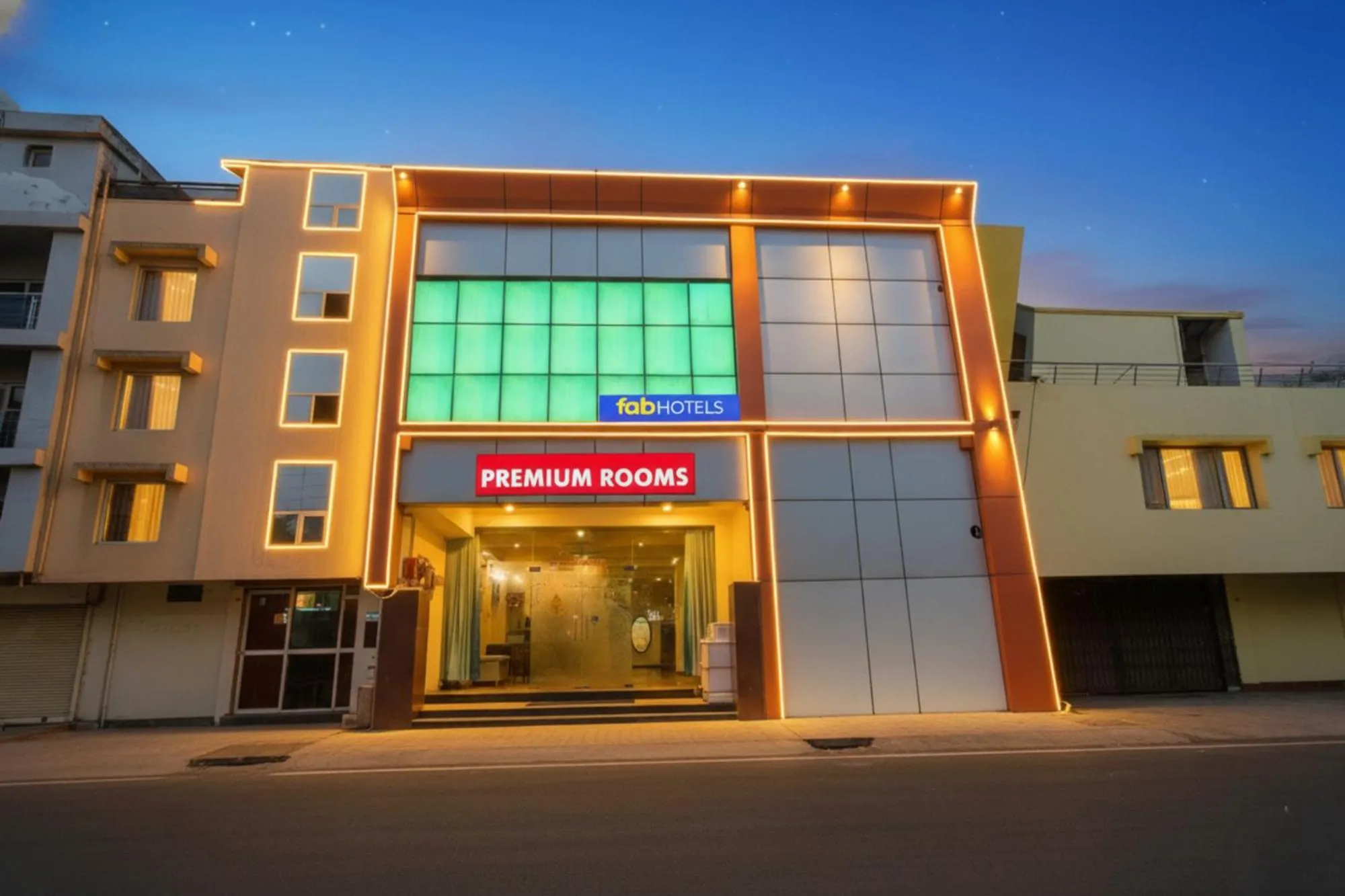 Property building in FabHotel Premium Rooms