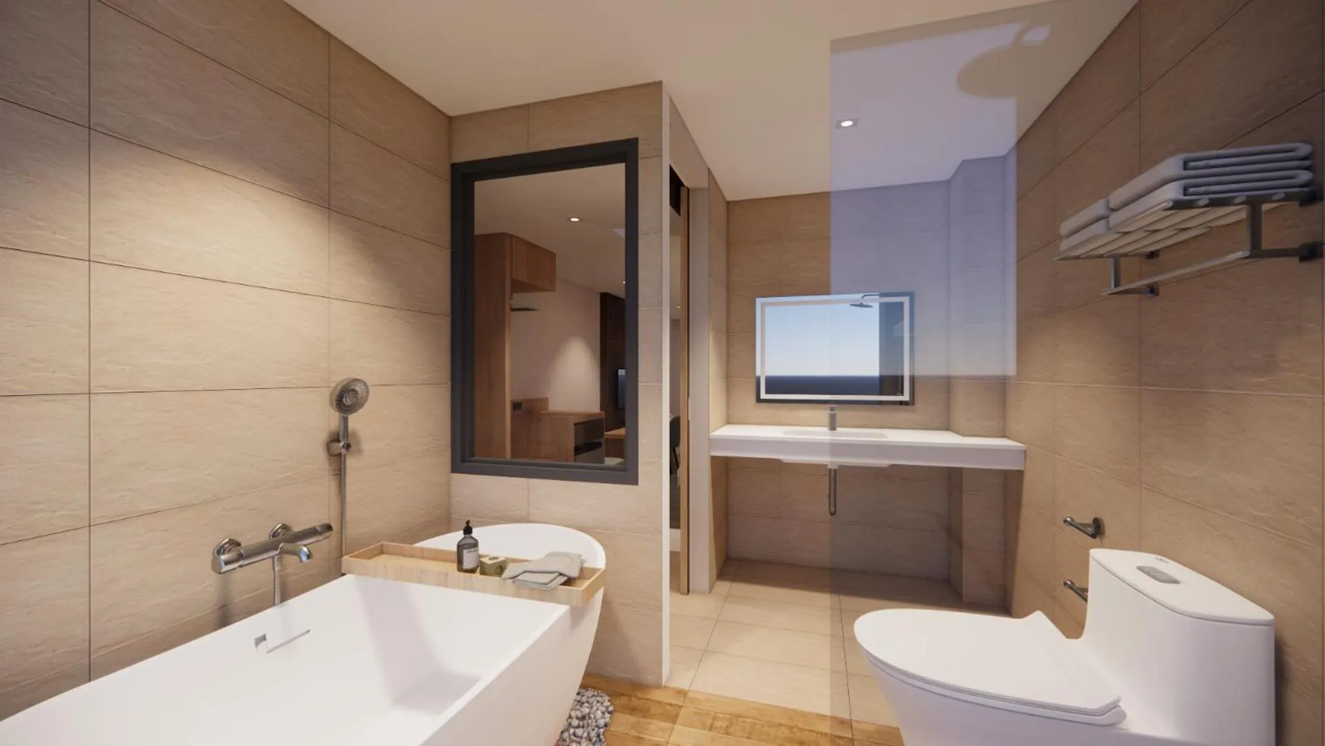 Toilet in Hi Chiangmai Hotel