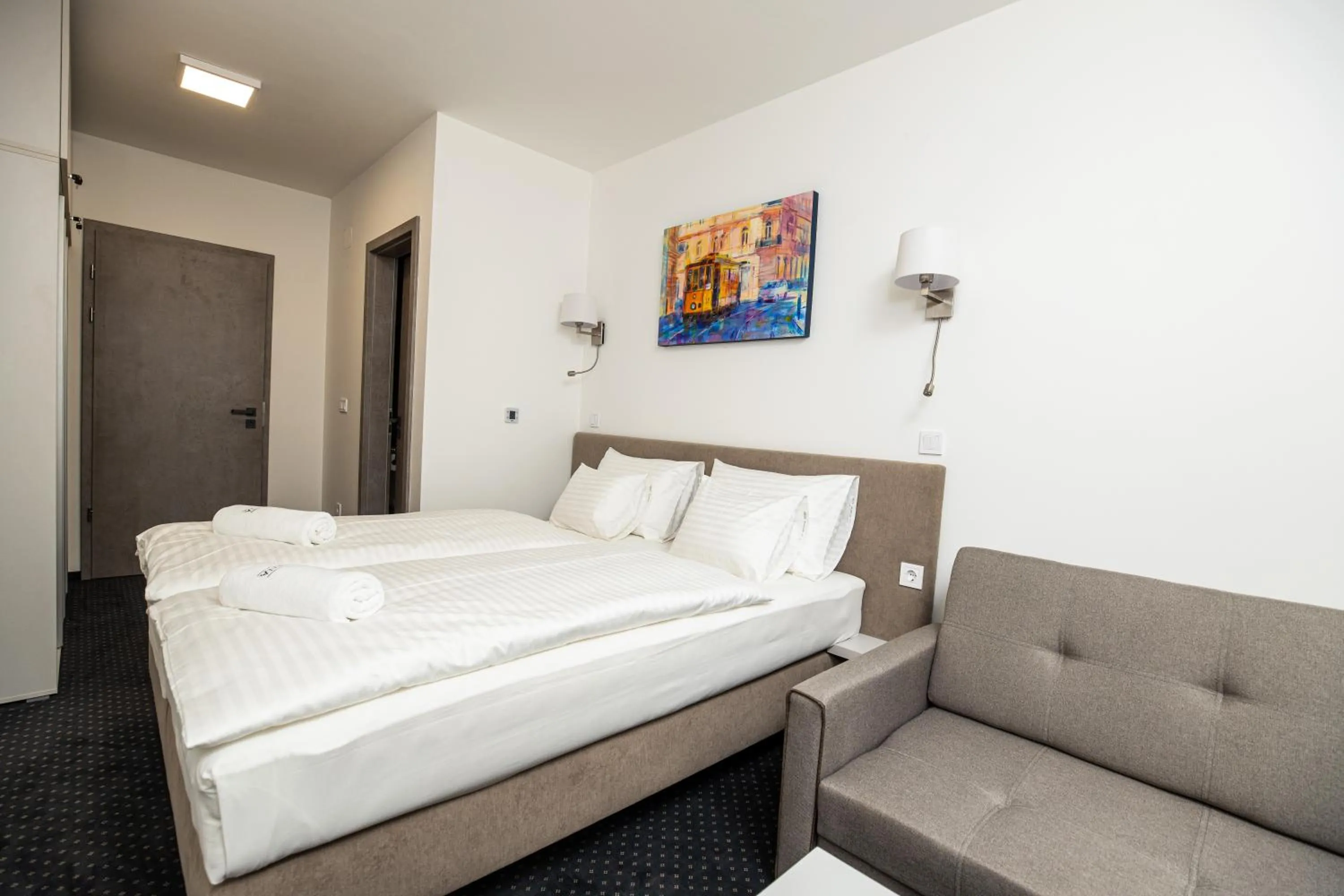 Bed in Arena Deluxe & Spa