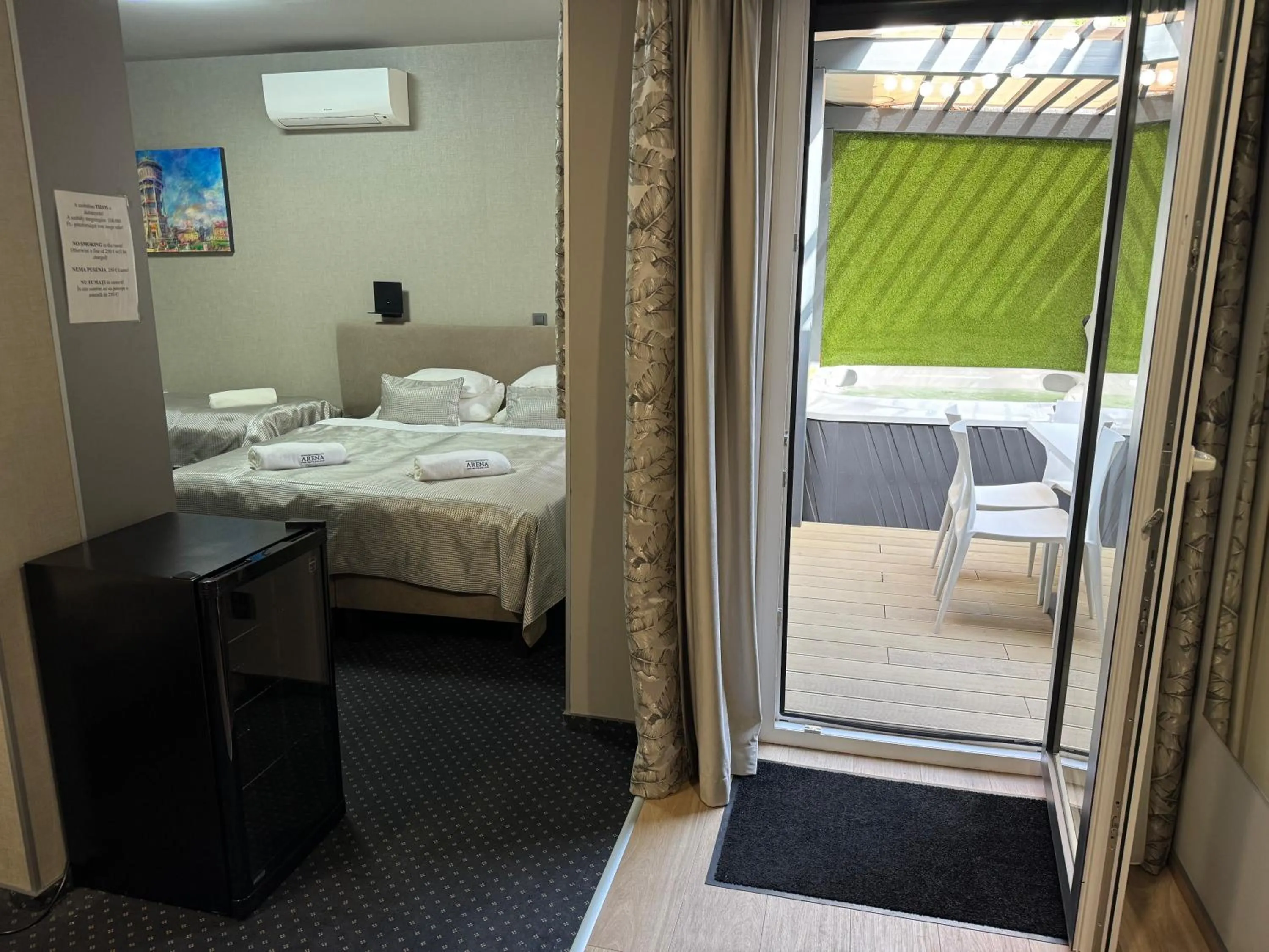 Bed in Arena Deluxe & Spa