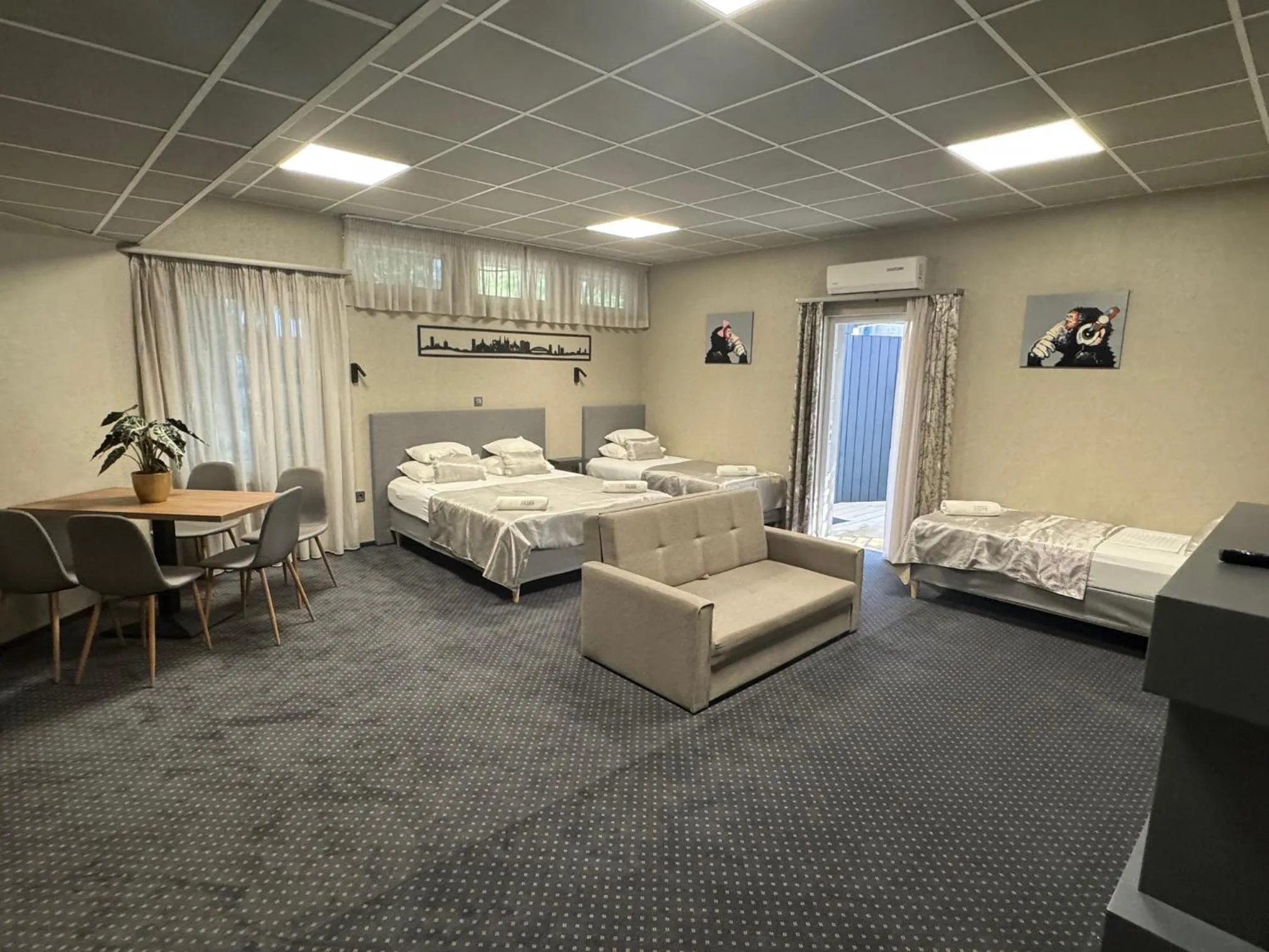 Bed in Arena Deluxe & Spa