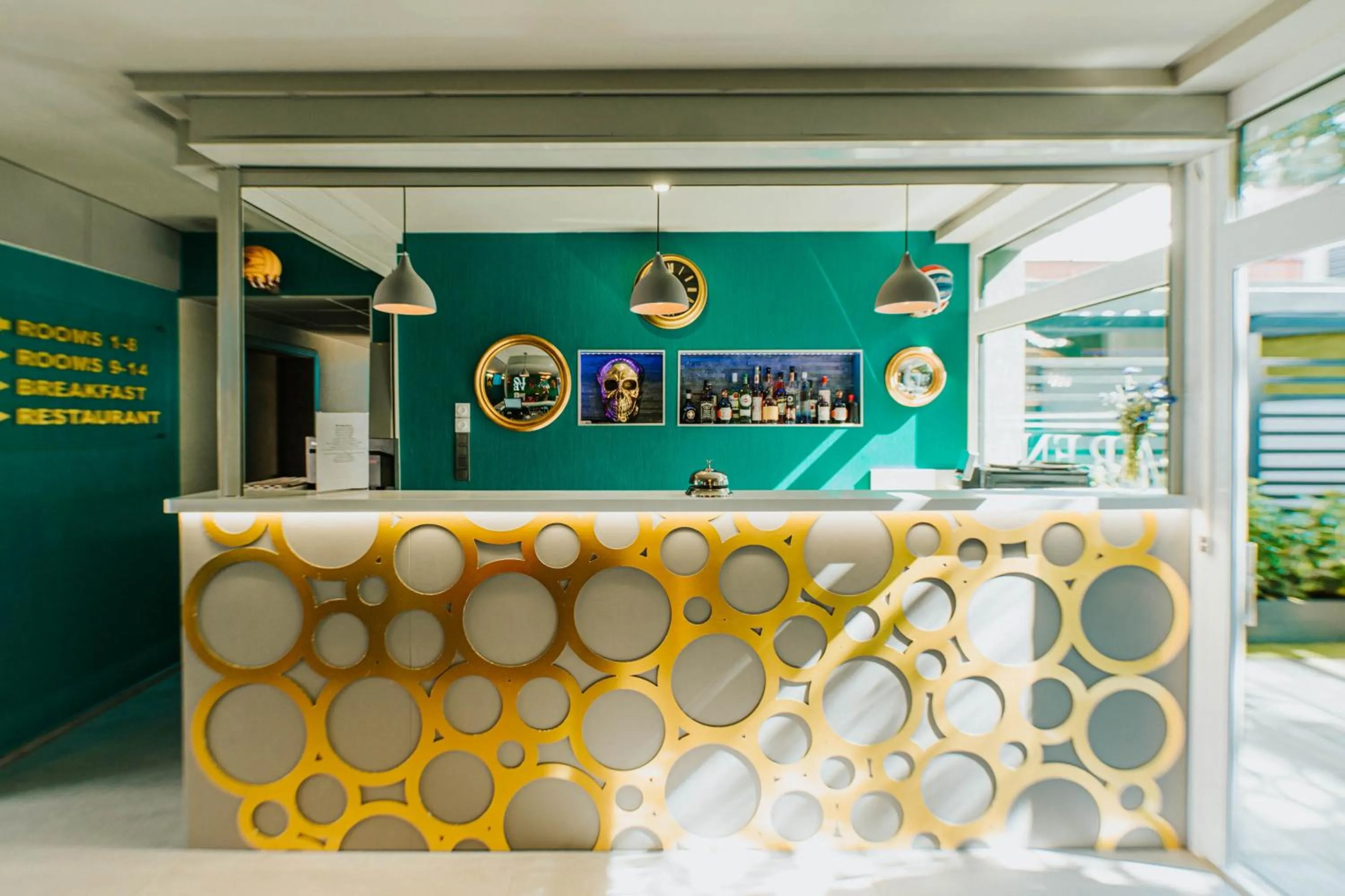 Lobby or reception in Arena Deluxe & Spa