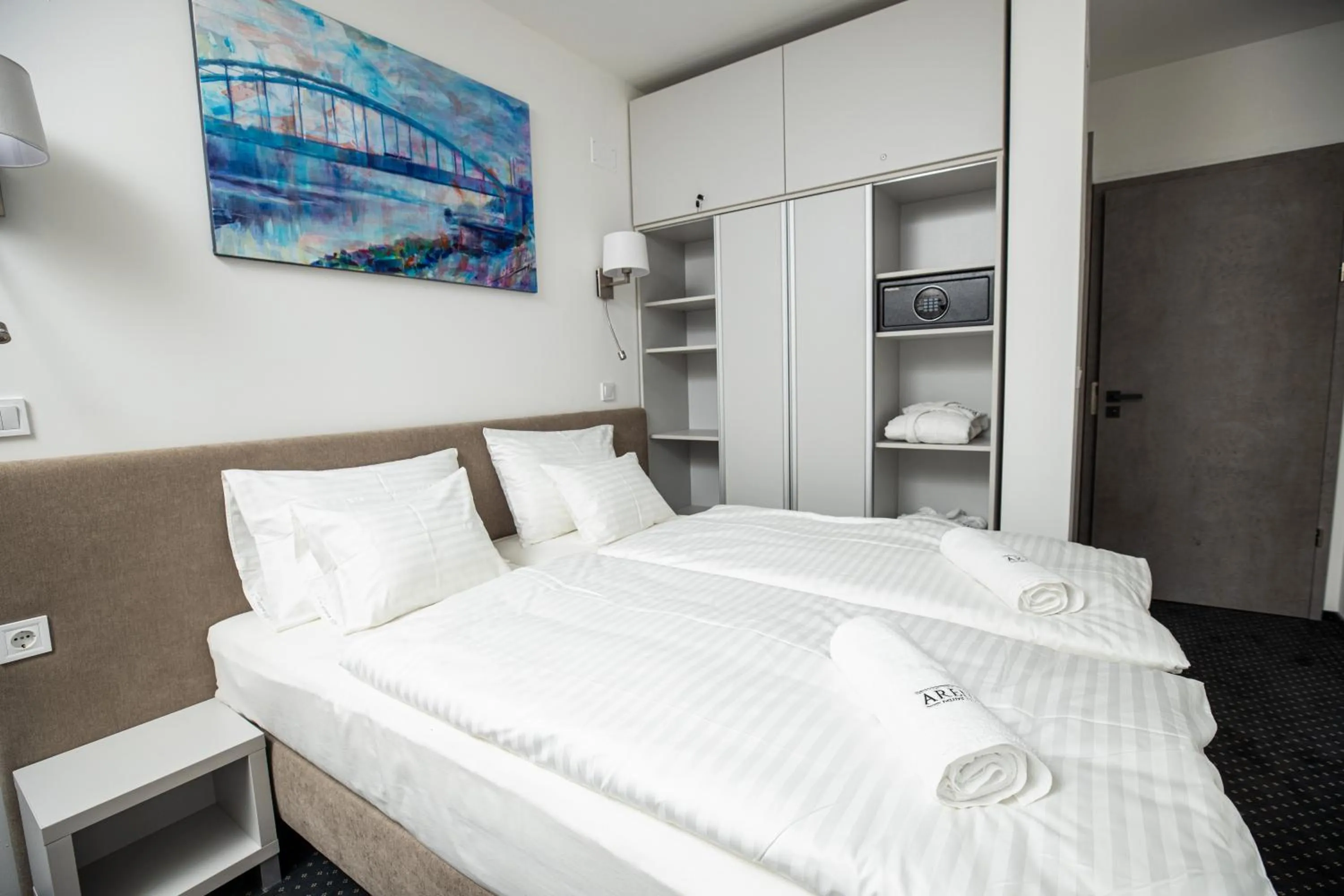 Bed in Arena Deluxe & Spa