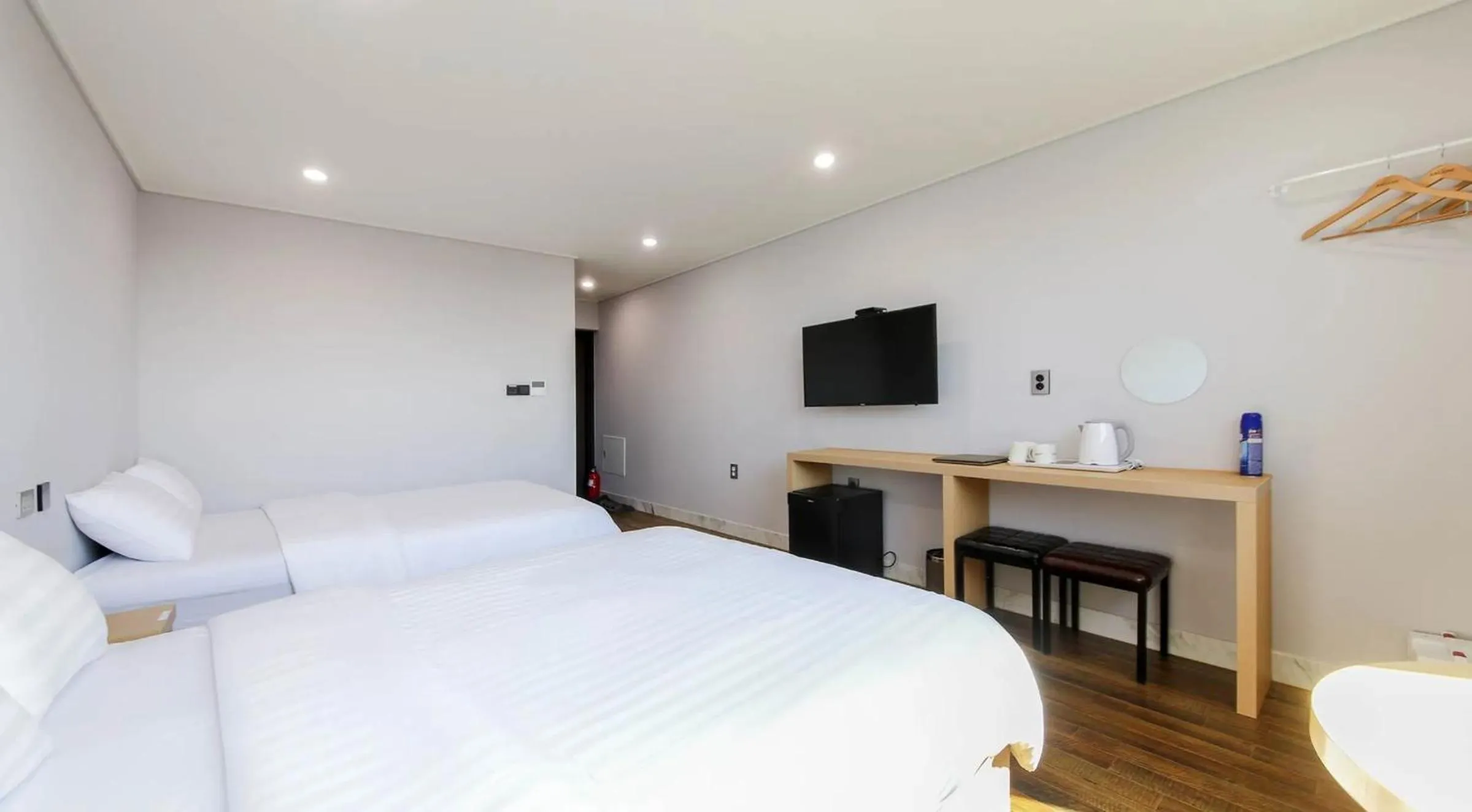 Bed in Aroomi Hotel Hyupjae
