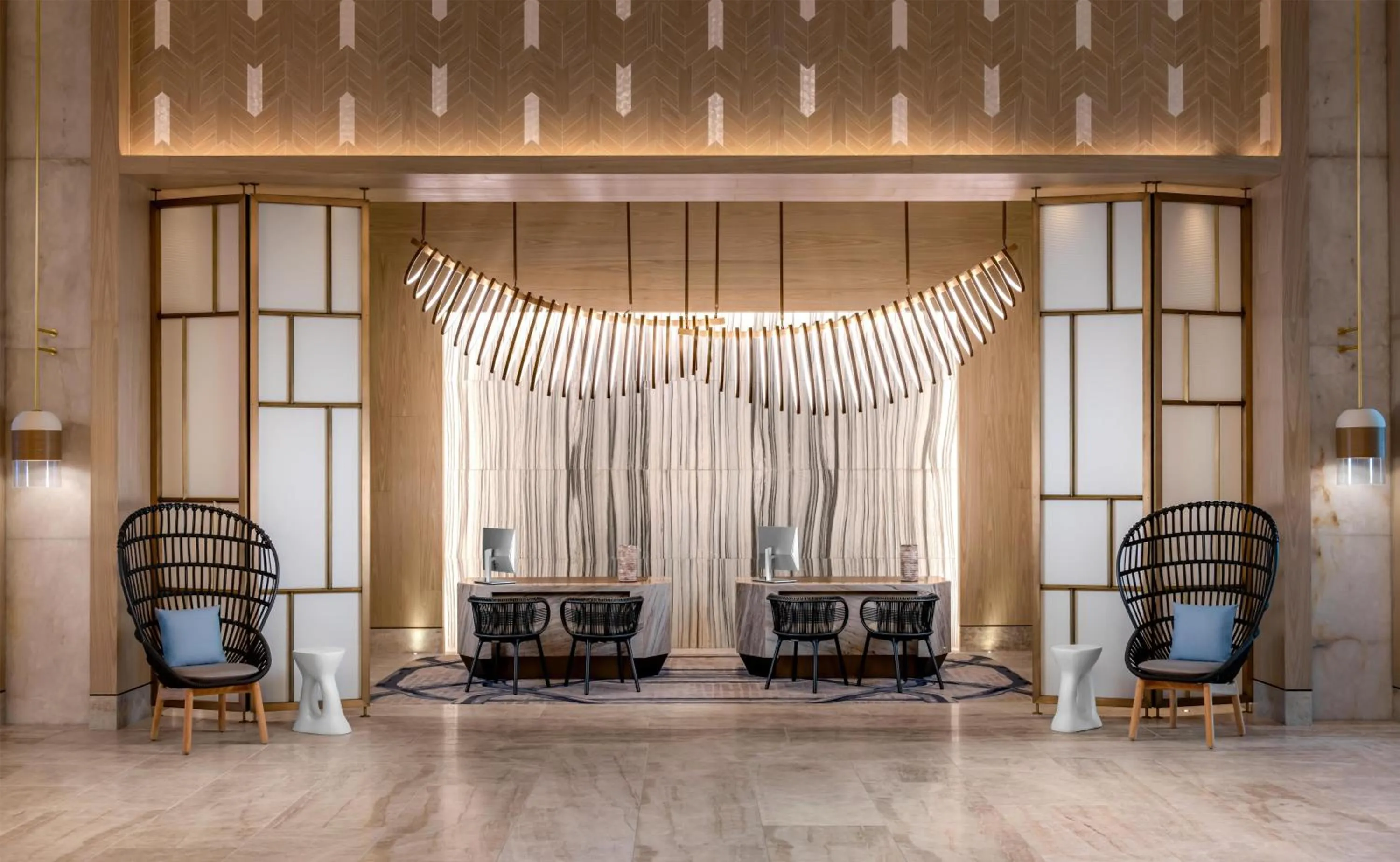 Lobby or reception in Waldorf Astoria Riviera Maya