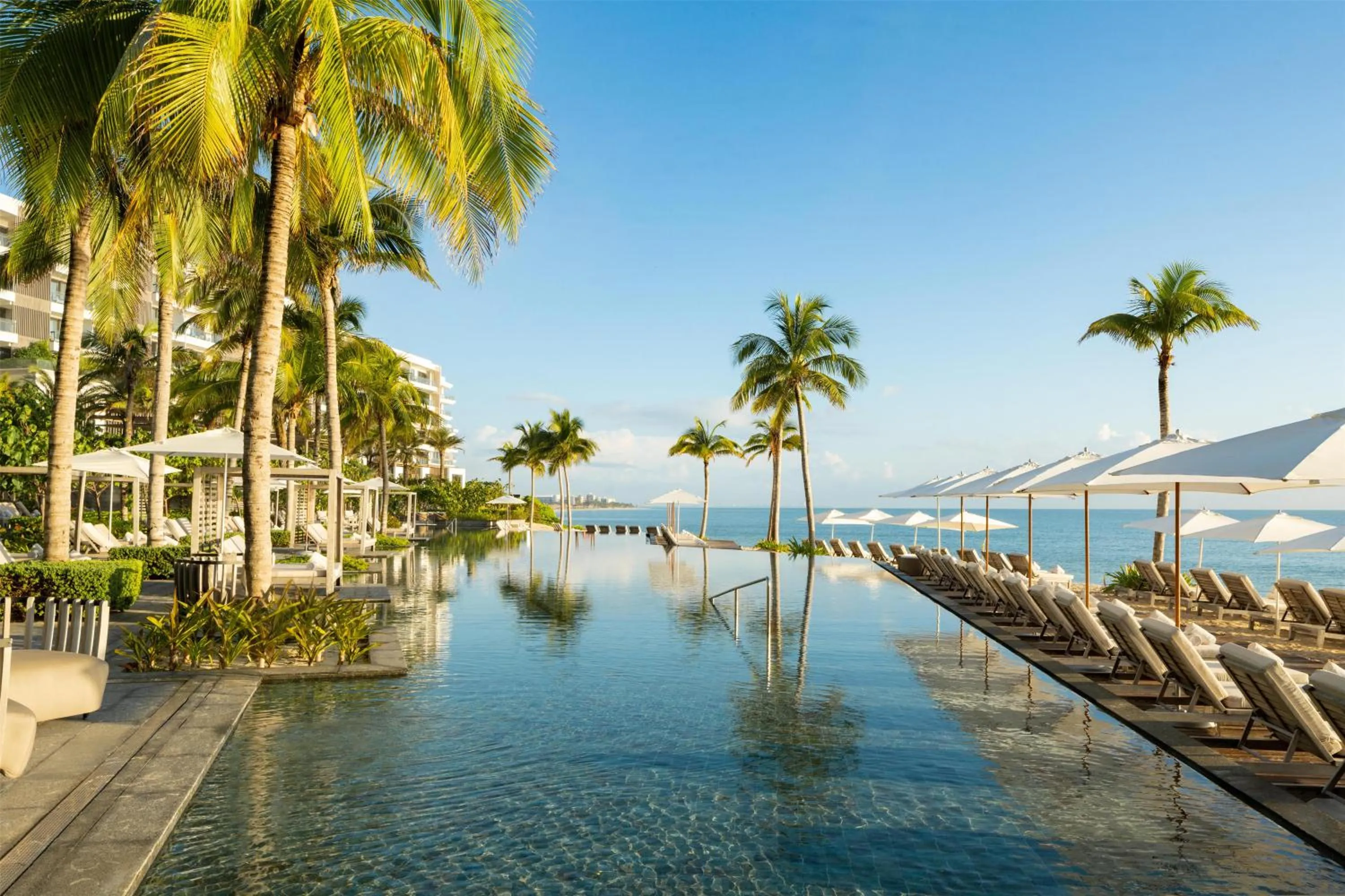 Pool view in Waldorf Astoria Riviera Maya