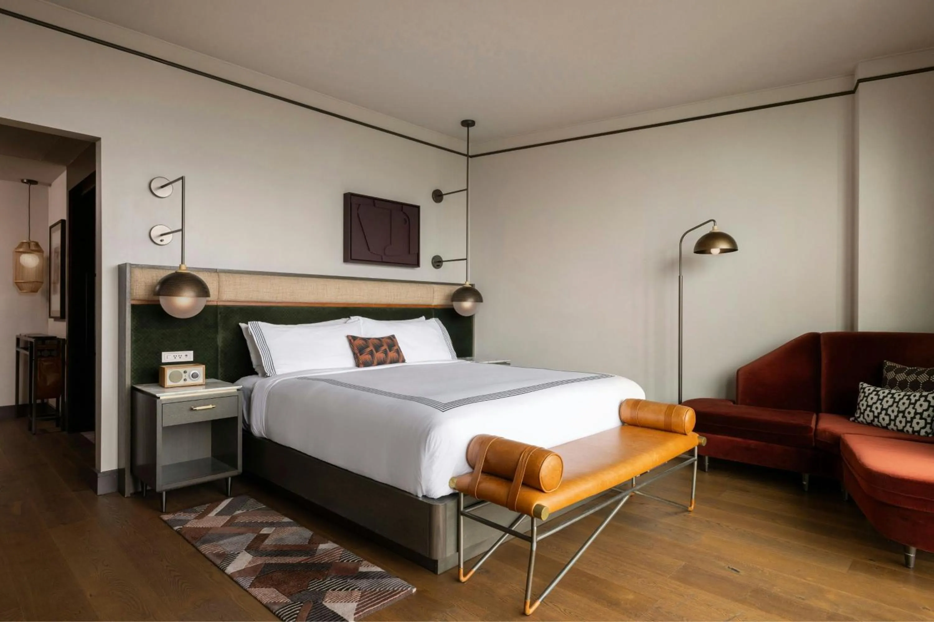 Photo of the whole room, Bed in The Tess, Autograph Collection