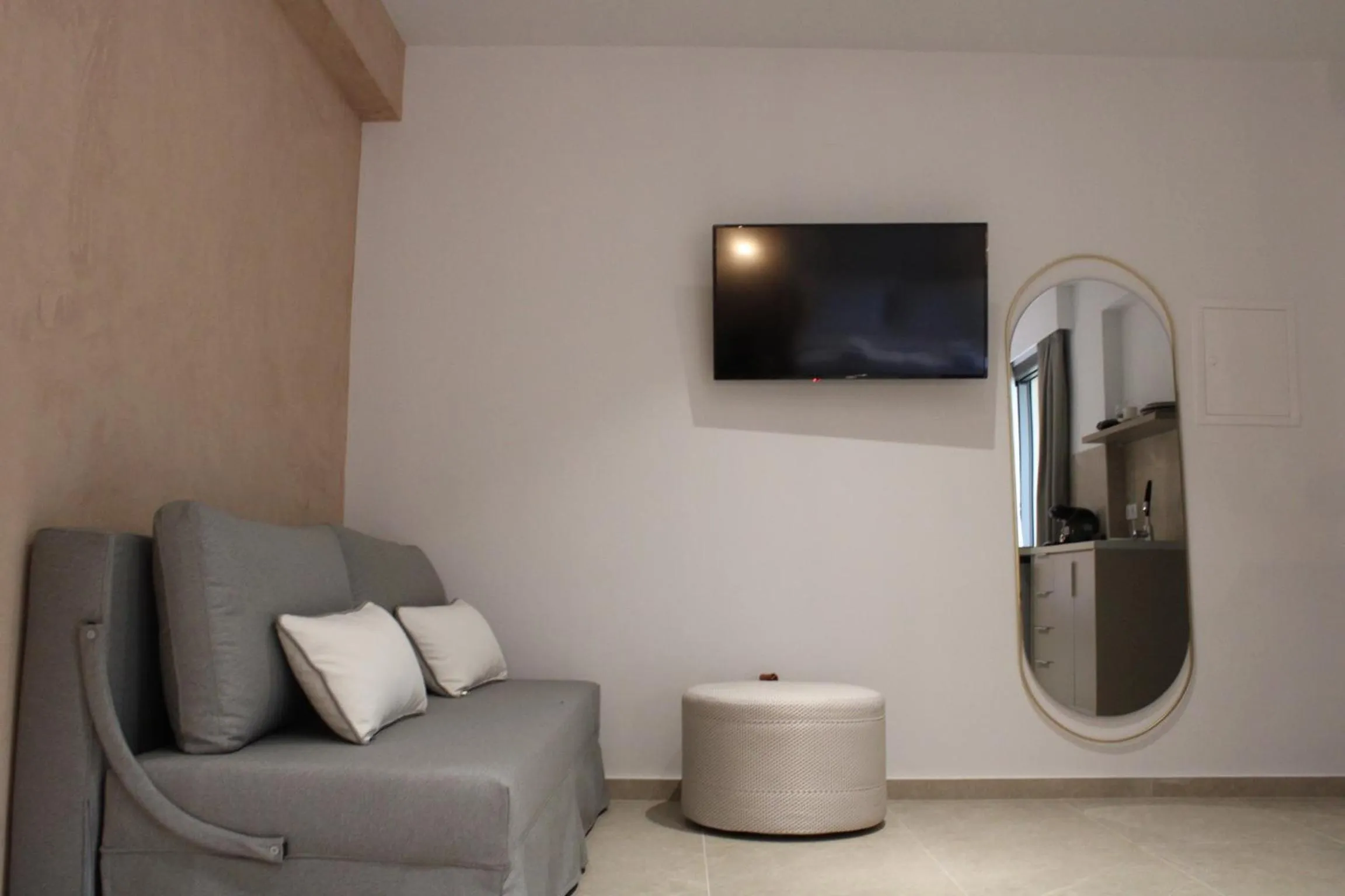 Seating area in Elia boutique hotel