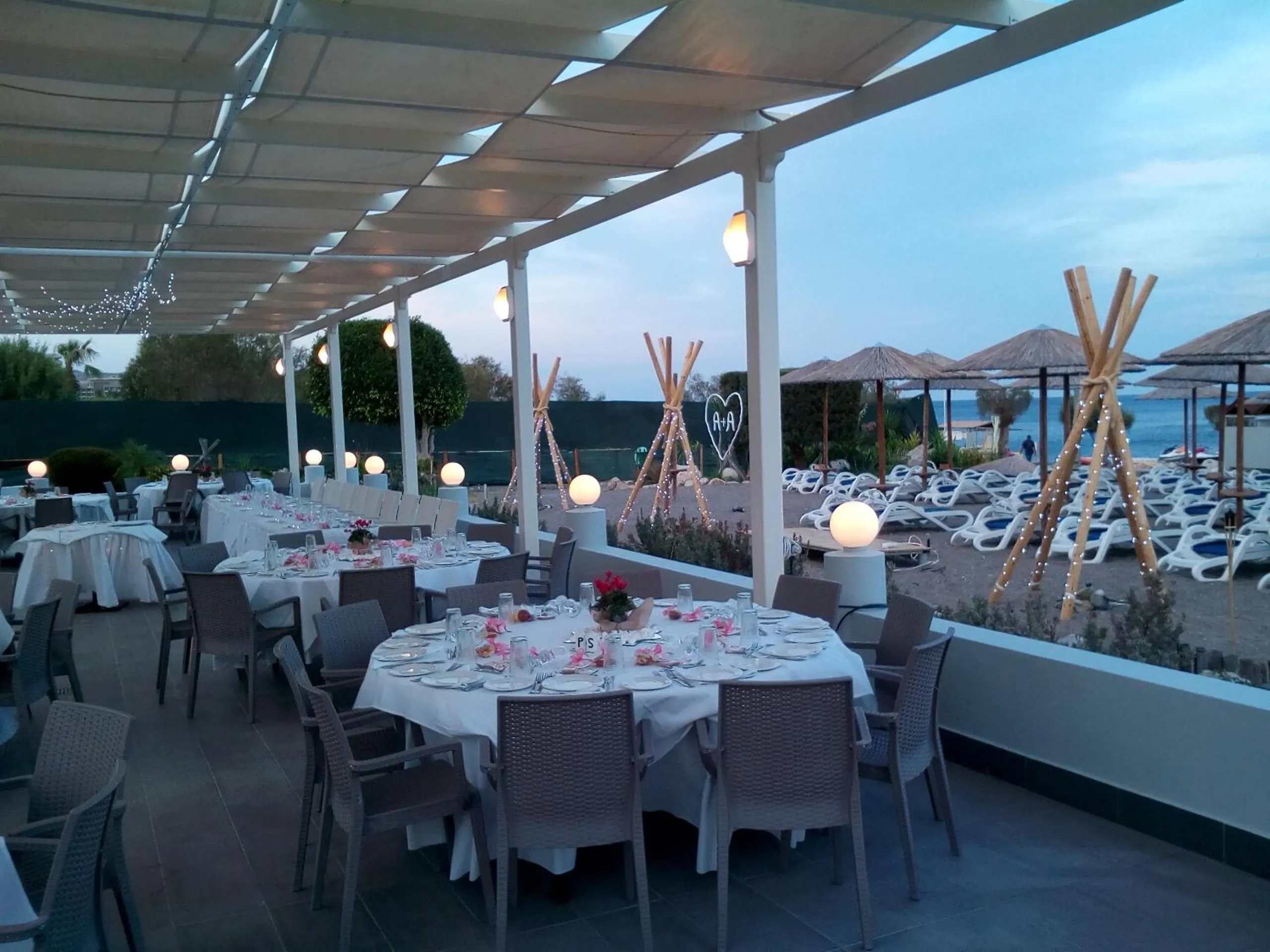 Restaurant/places to eat in OLYMPOS BEACH HOTEL