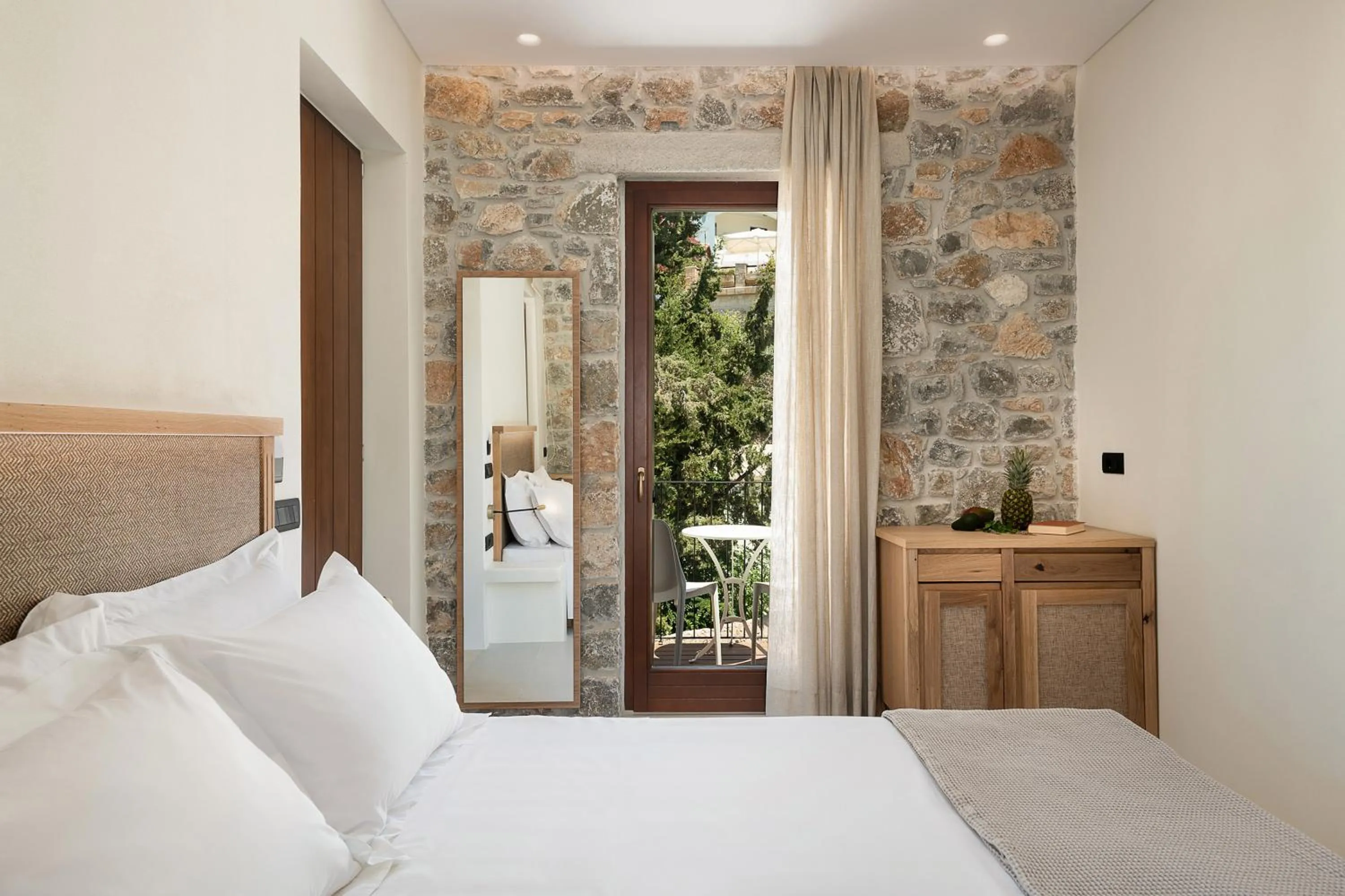 Bed in The Authentic Village Boutique Hotel