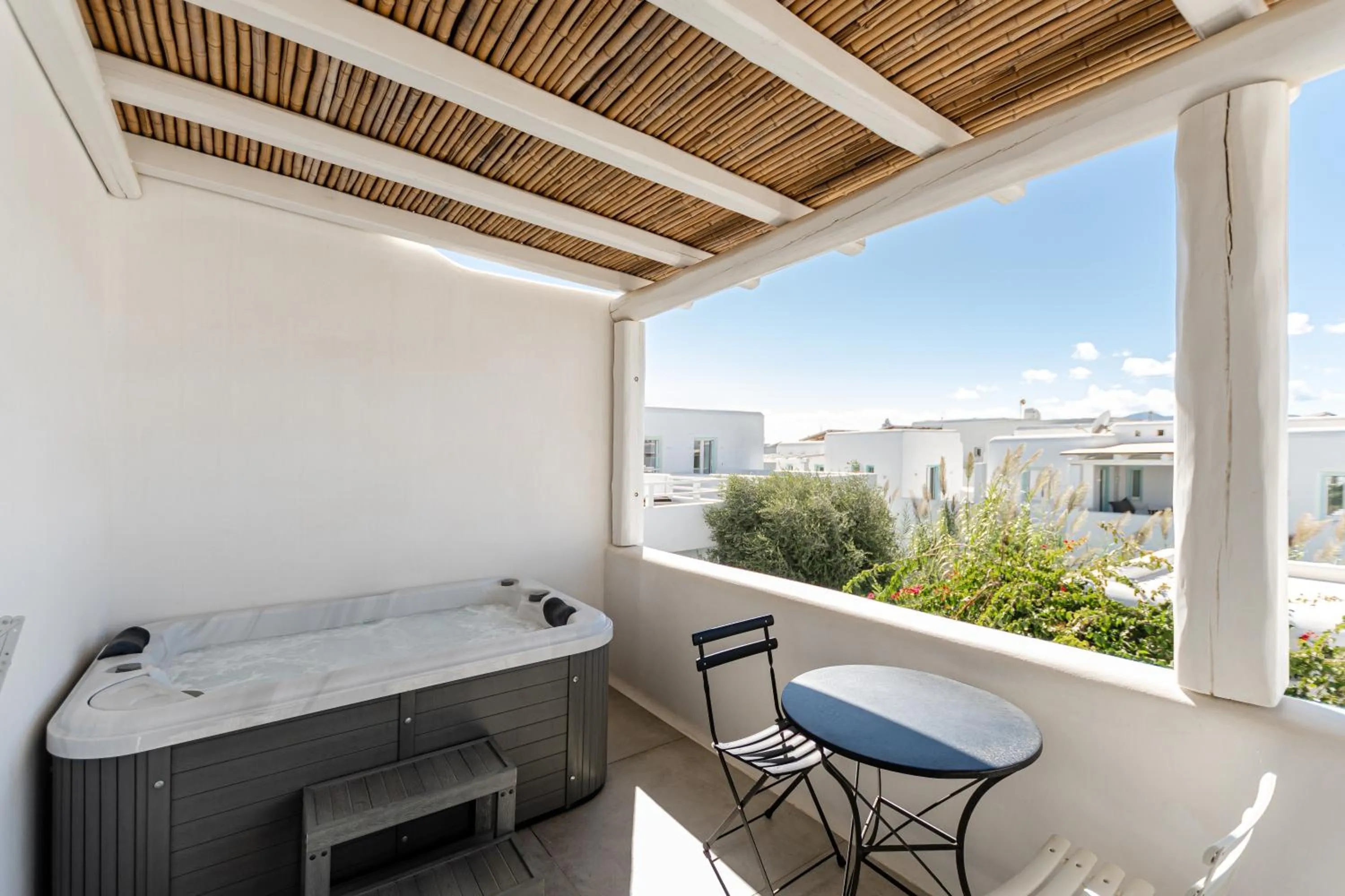 Patio in Majo Suites Hotel