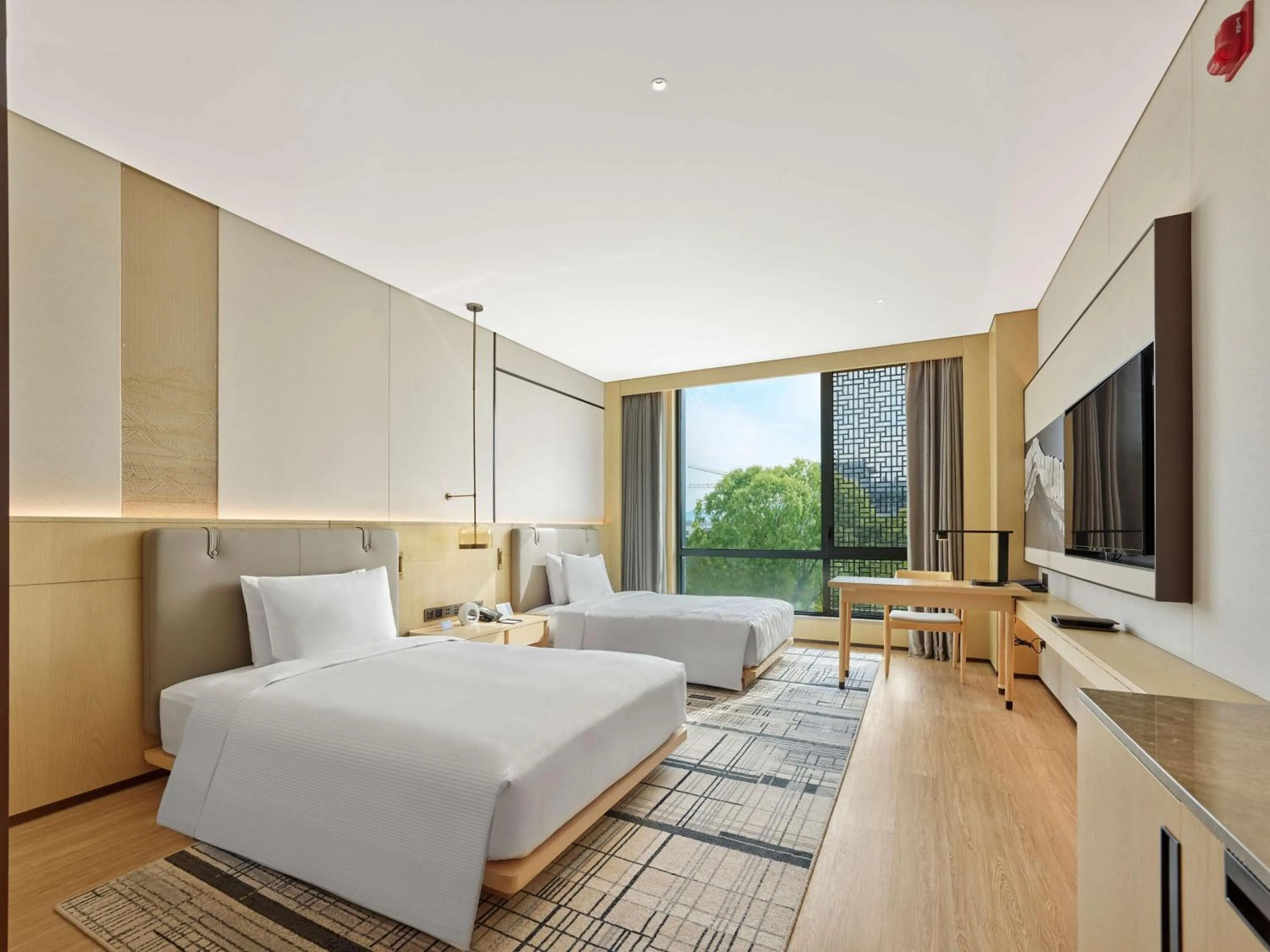 Bedroom, Bed in Doubletree By Hilton Beijing Badaling