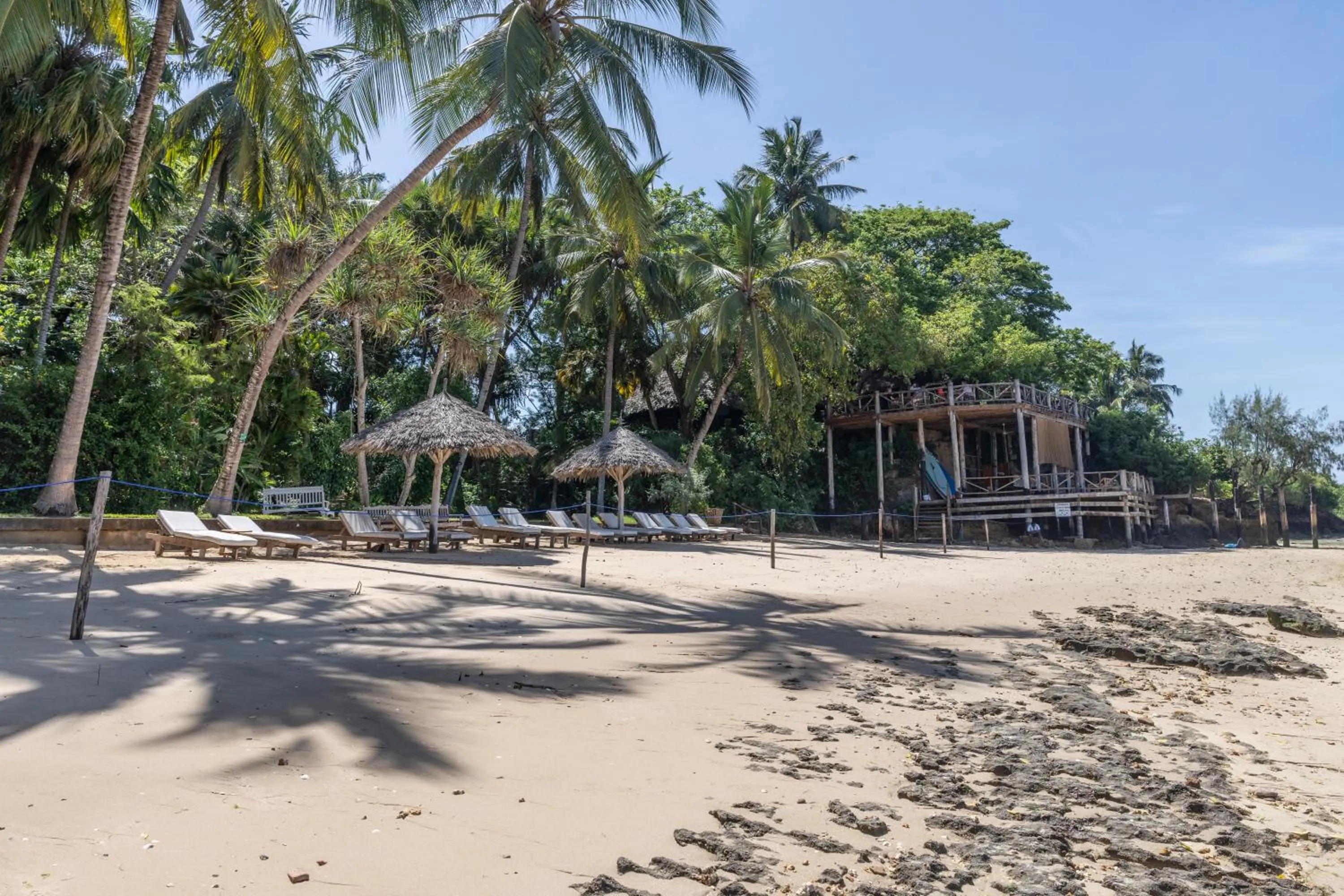 Beach in Mbweni Ruins & Gardens Previously Jungle Paradise