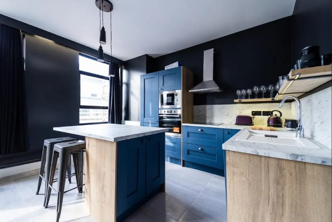 Kitchen or kitchenette in Luxury Blackpool Apartments by Sasco