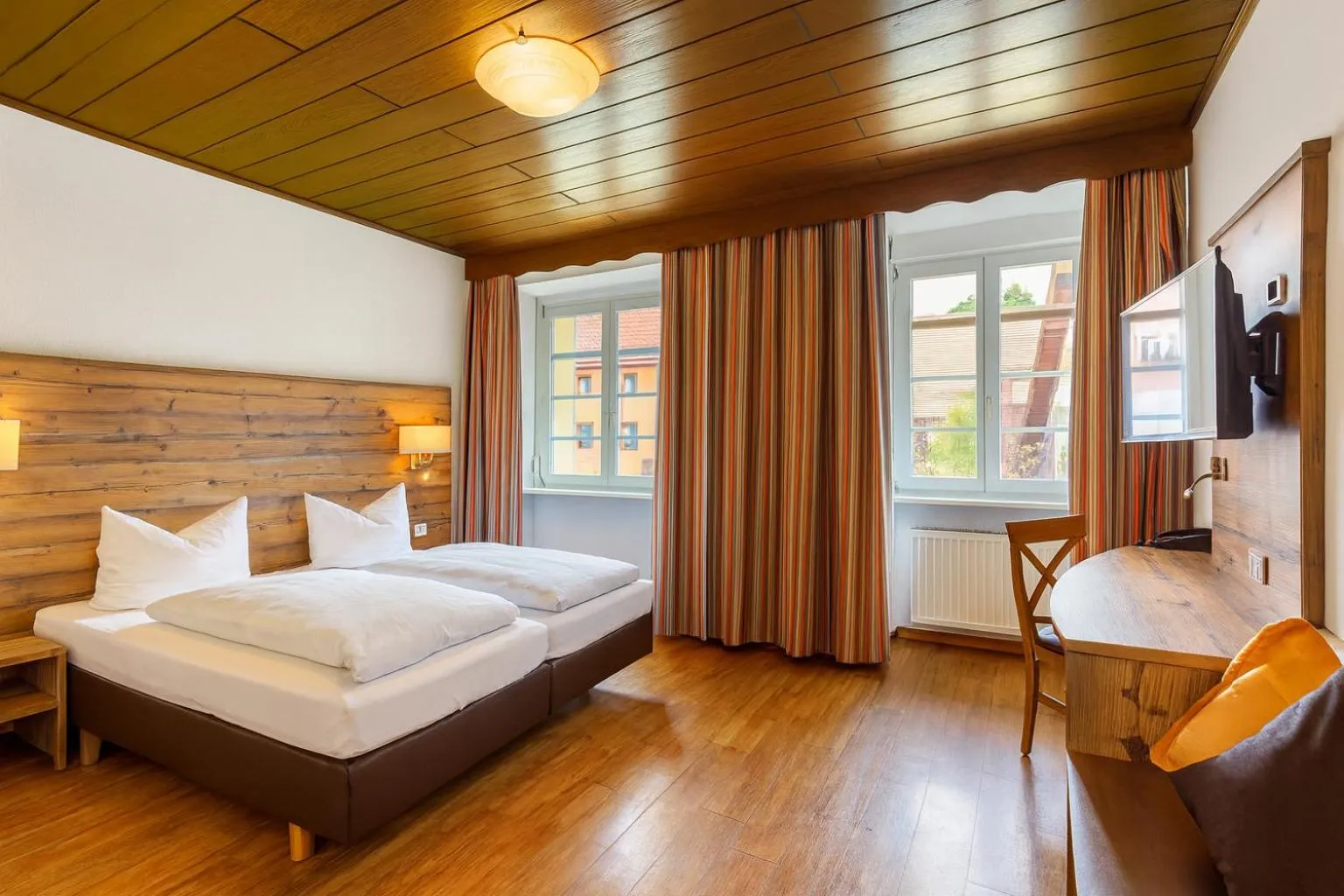 Photo of the whole room, Bed in Landgasthof Hotel Rebstock