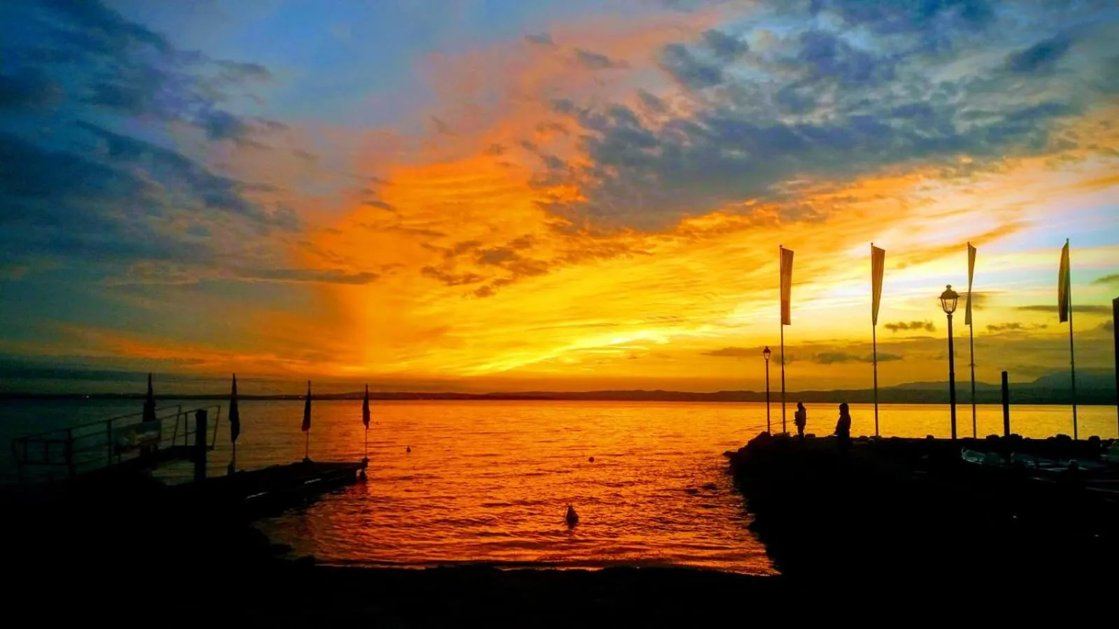 Lake view in I Tre Re Rooms