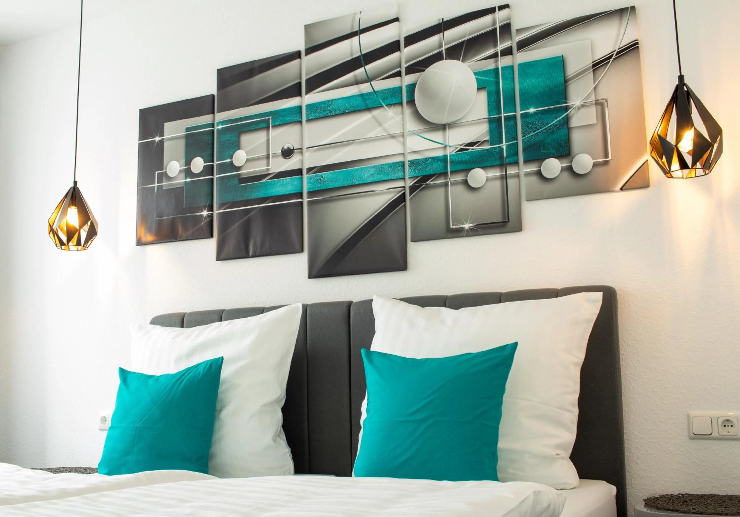 Bed in Gästehaus&Pension Pinske