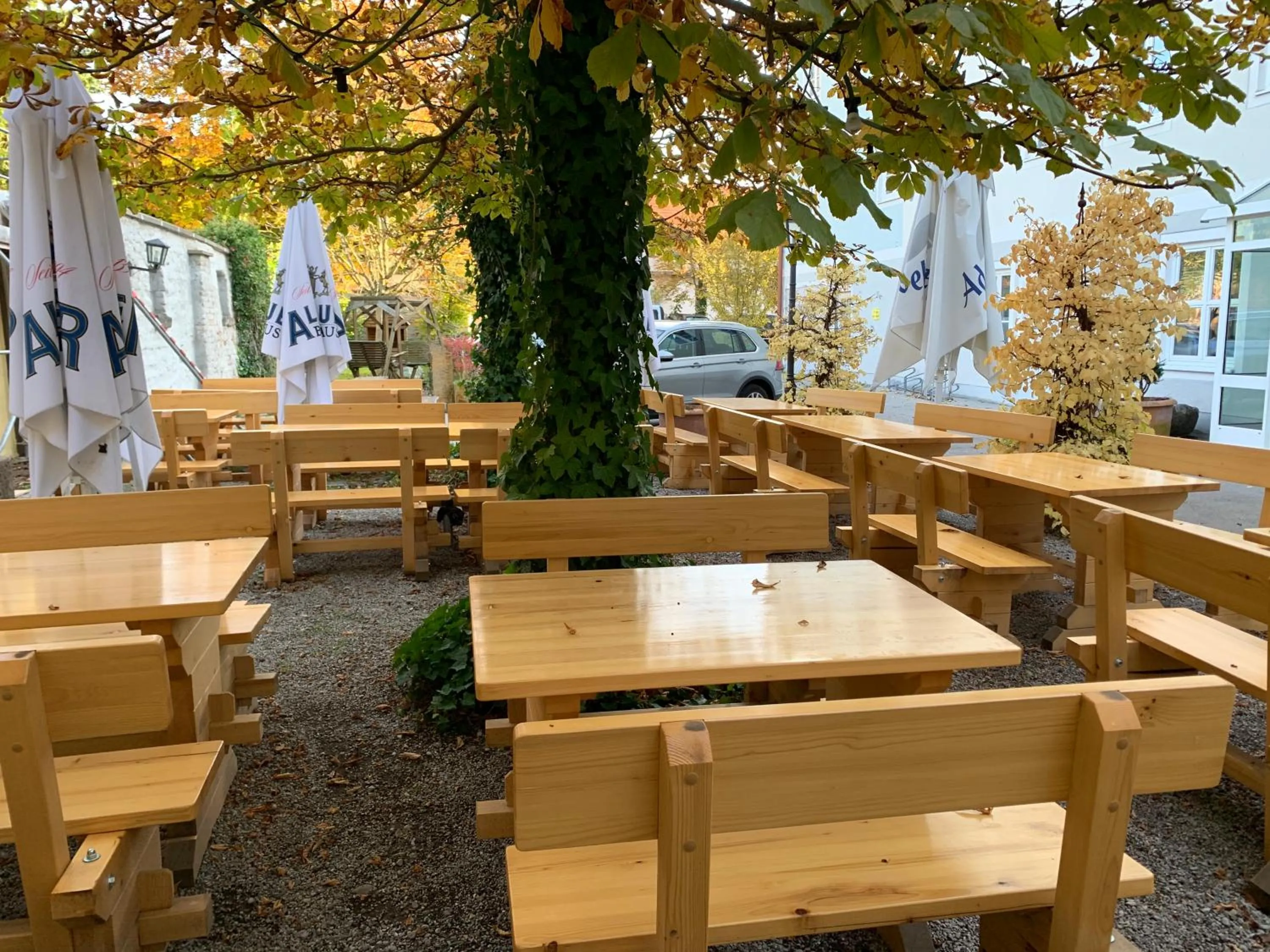 Patio in Hotel Alte Post