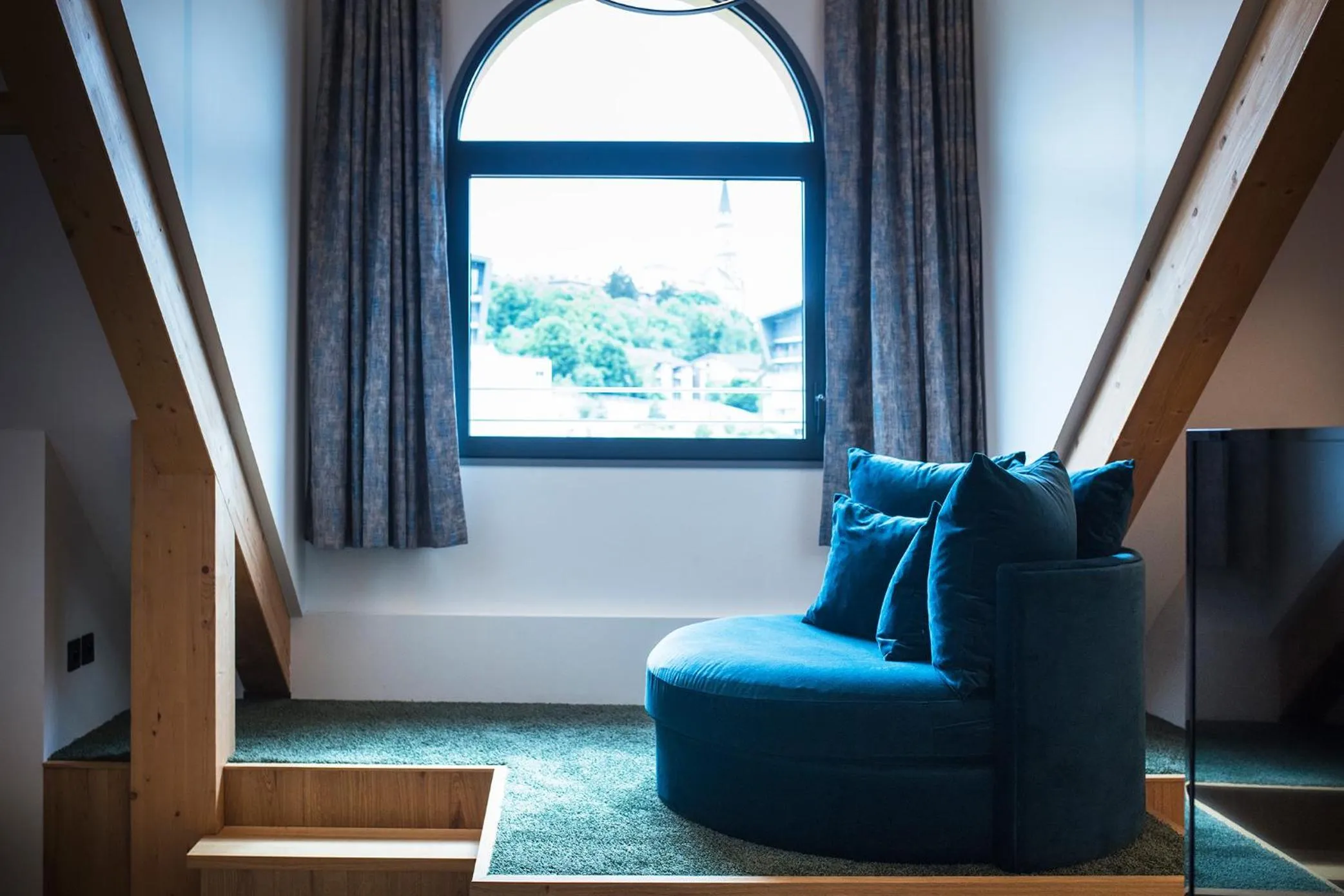 Seating area in Le Pélican