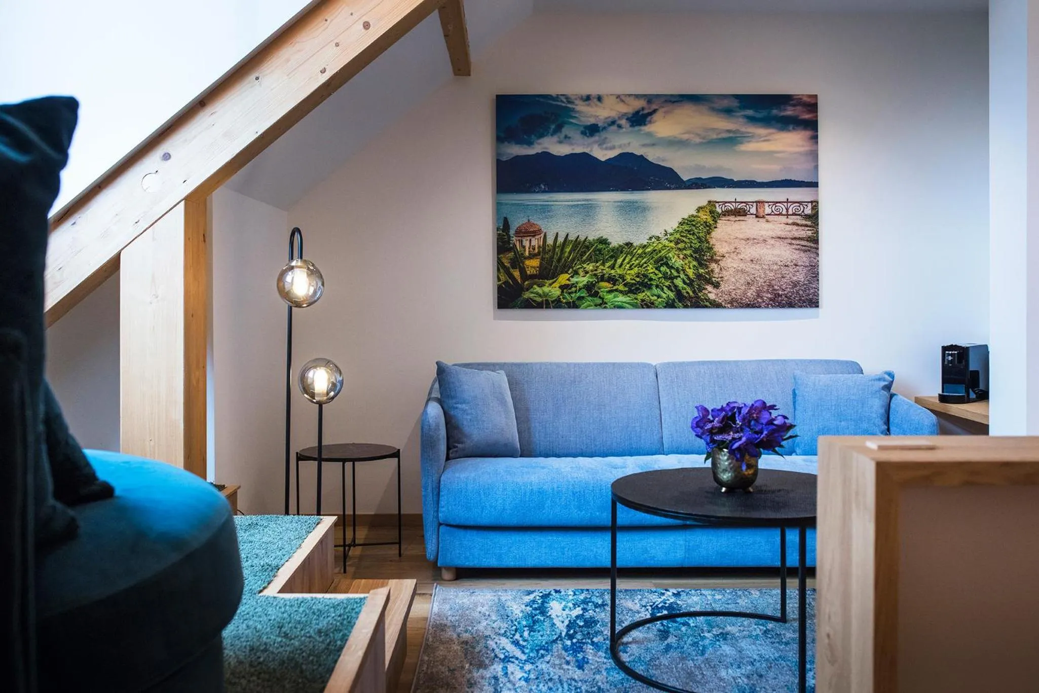 Seating area in Le Pélican