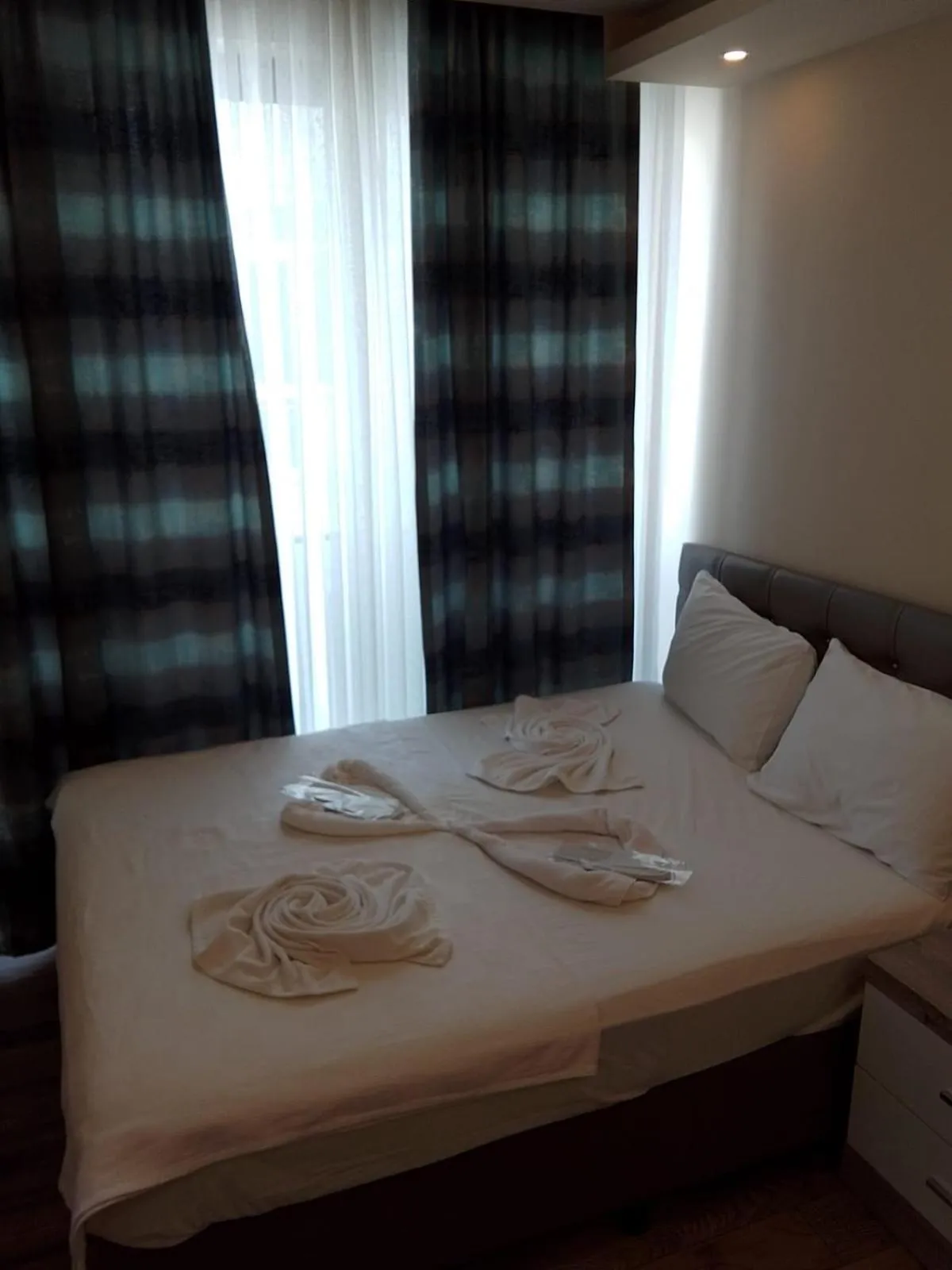 Bed in KALİSPERA HOTEL