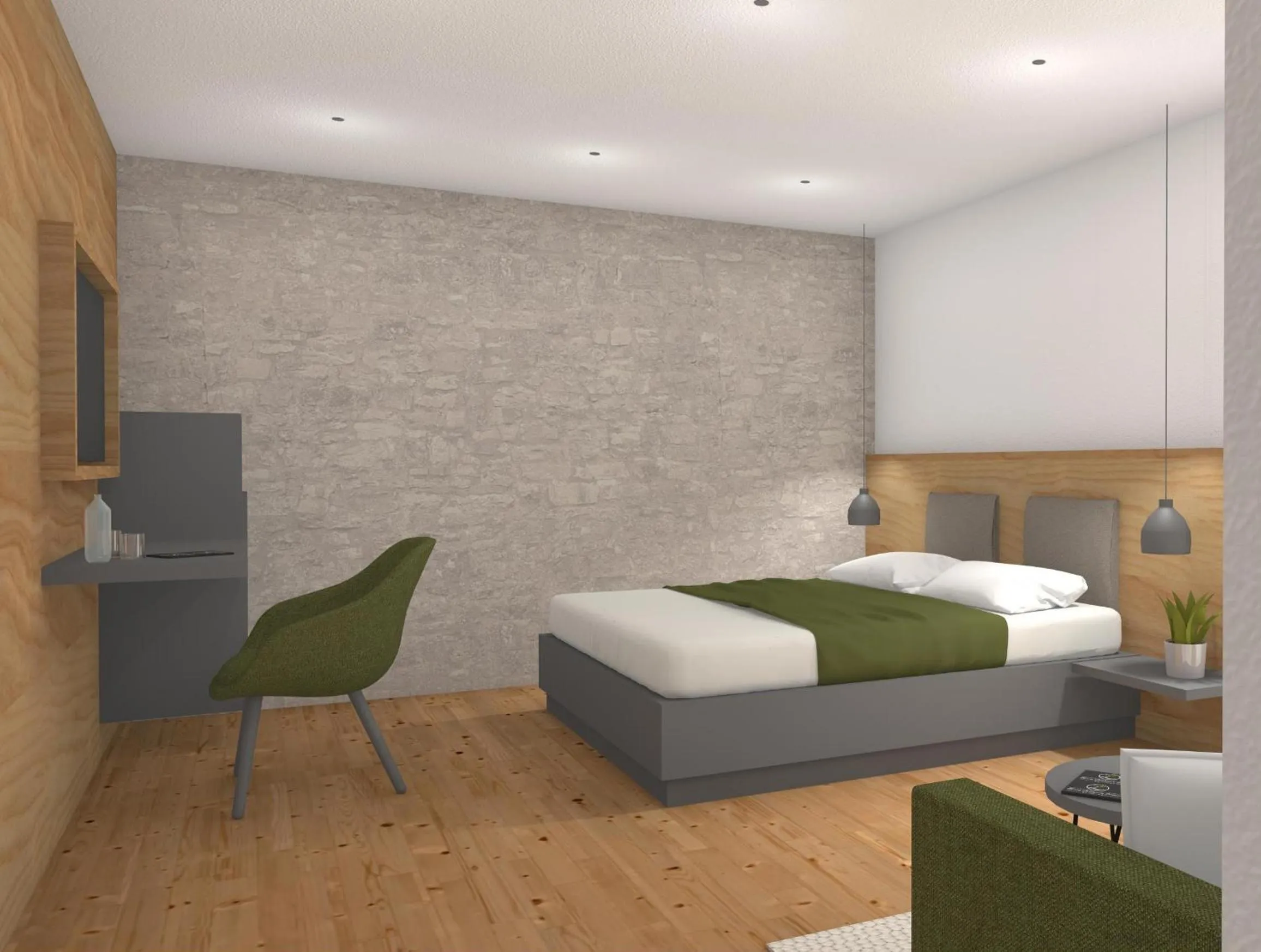 Photo of the whole room, Bed in Gasthof zum Goldenen Lamm