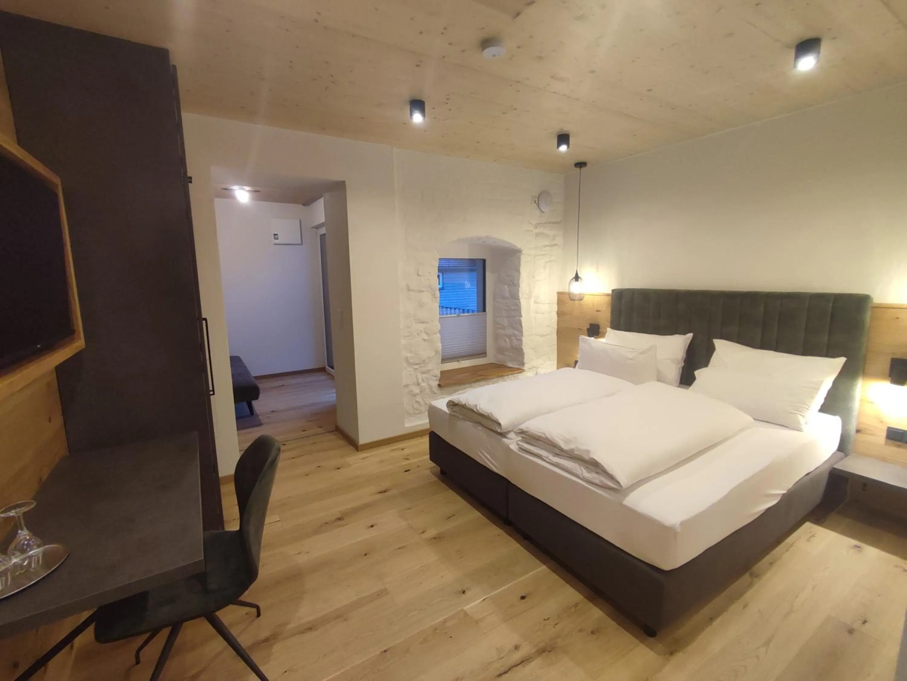 Bed in Gasthof zum Goldenen Lamm