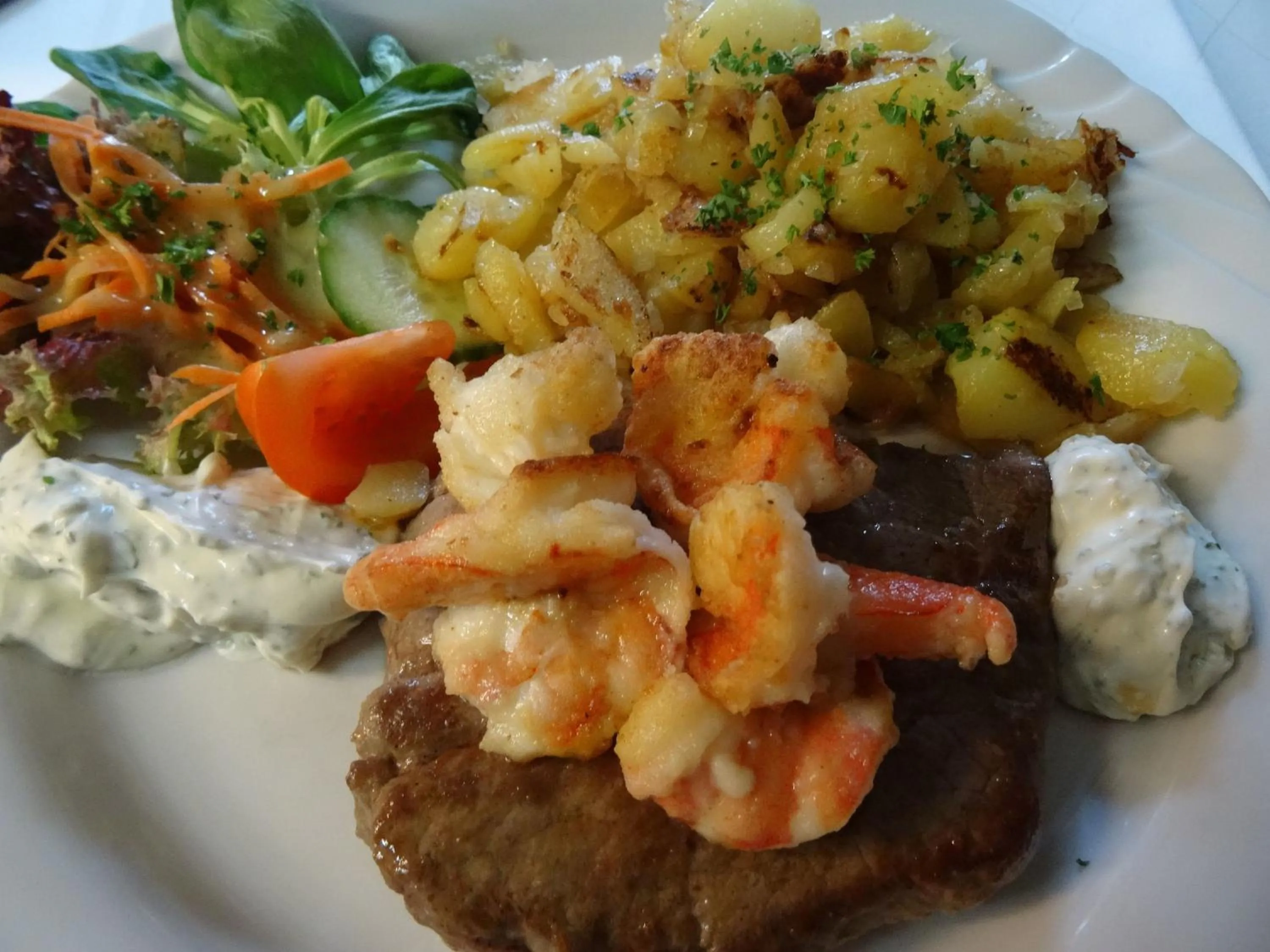 Food close-up in Gasthof zum Goldenen Lamm