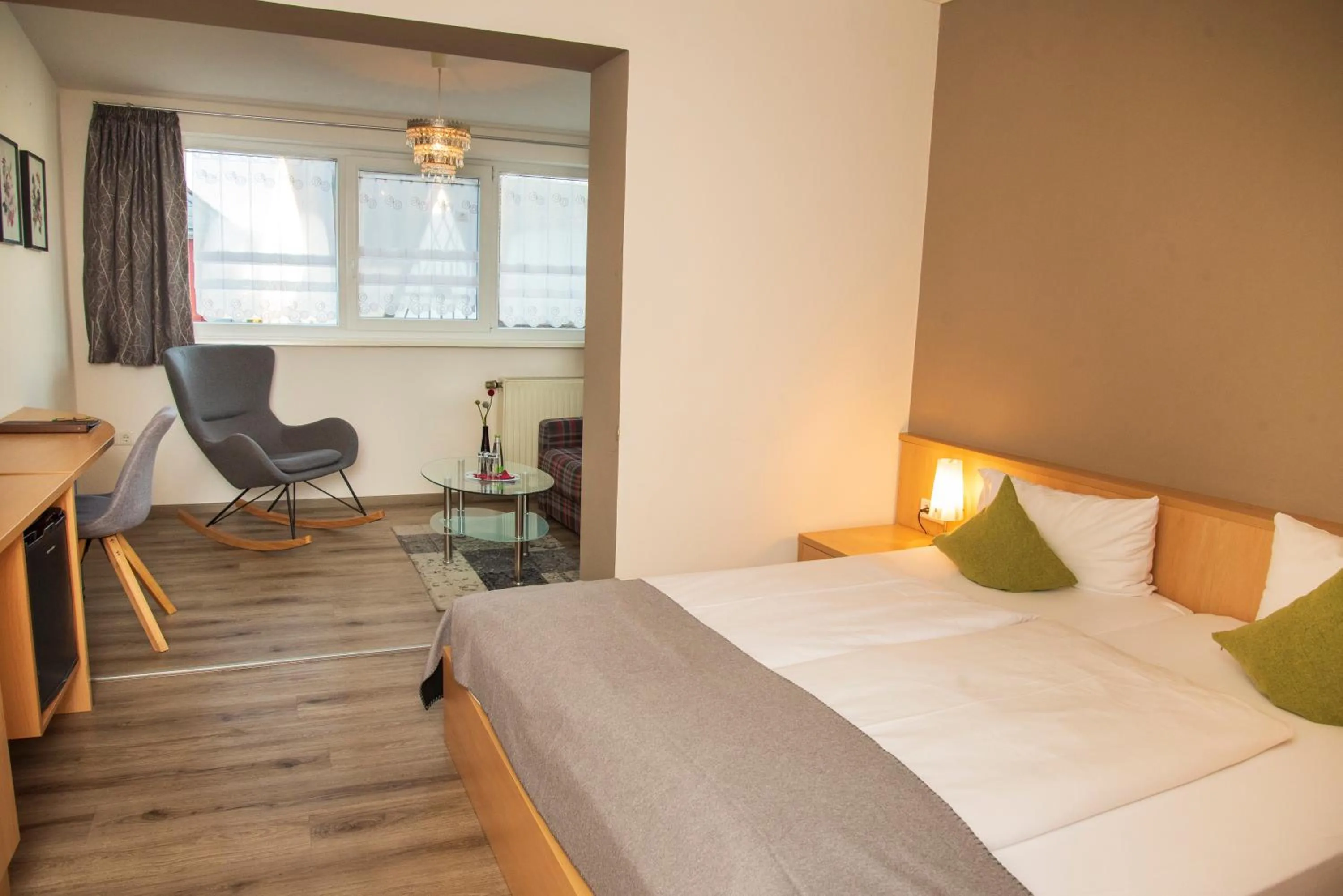 Bed in Gasthof zum Goldenen Lamm