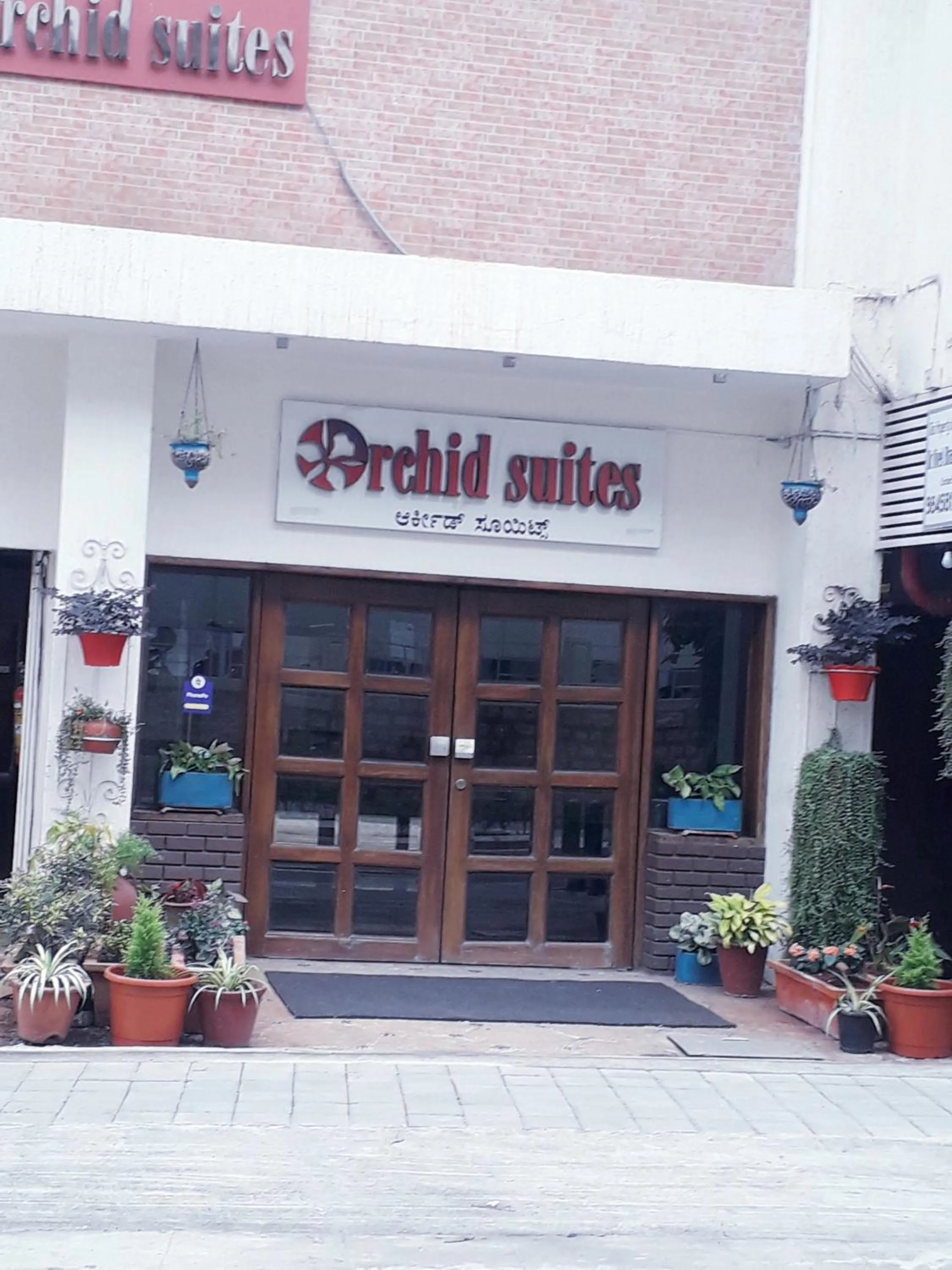 Facade/entrance in Orchid Suites - A Boutique Hotel Bangalore Off Residency Road