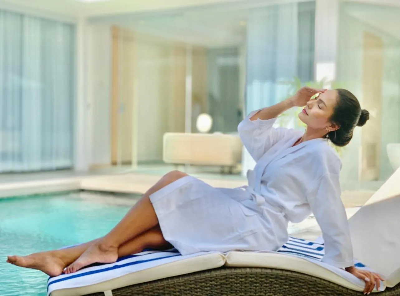 Pool view in Alami Luxury Villa