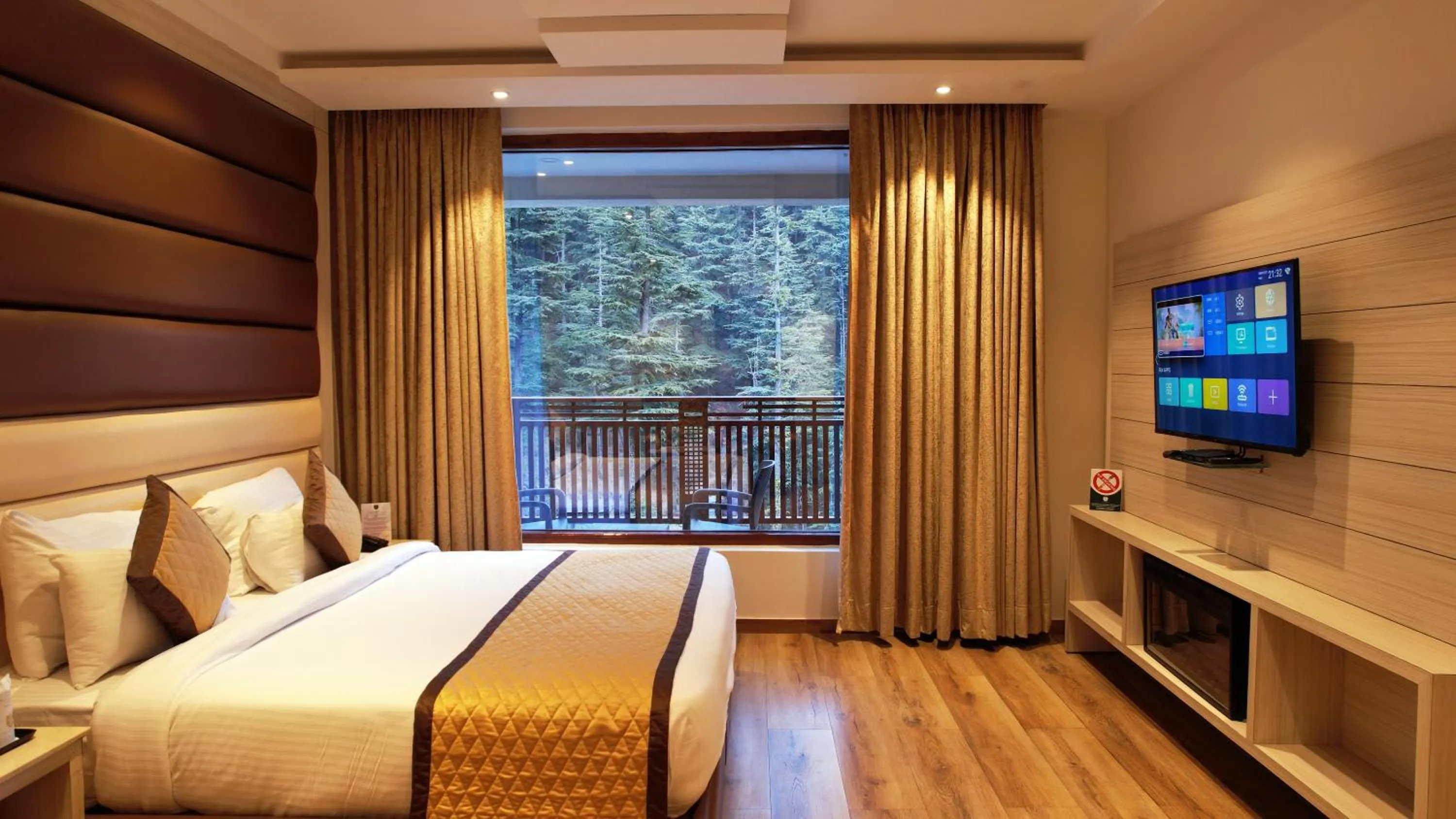 Bedroom, Bed in The Jungle Mountain Retreat