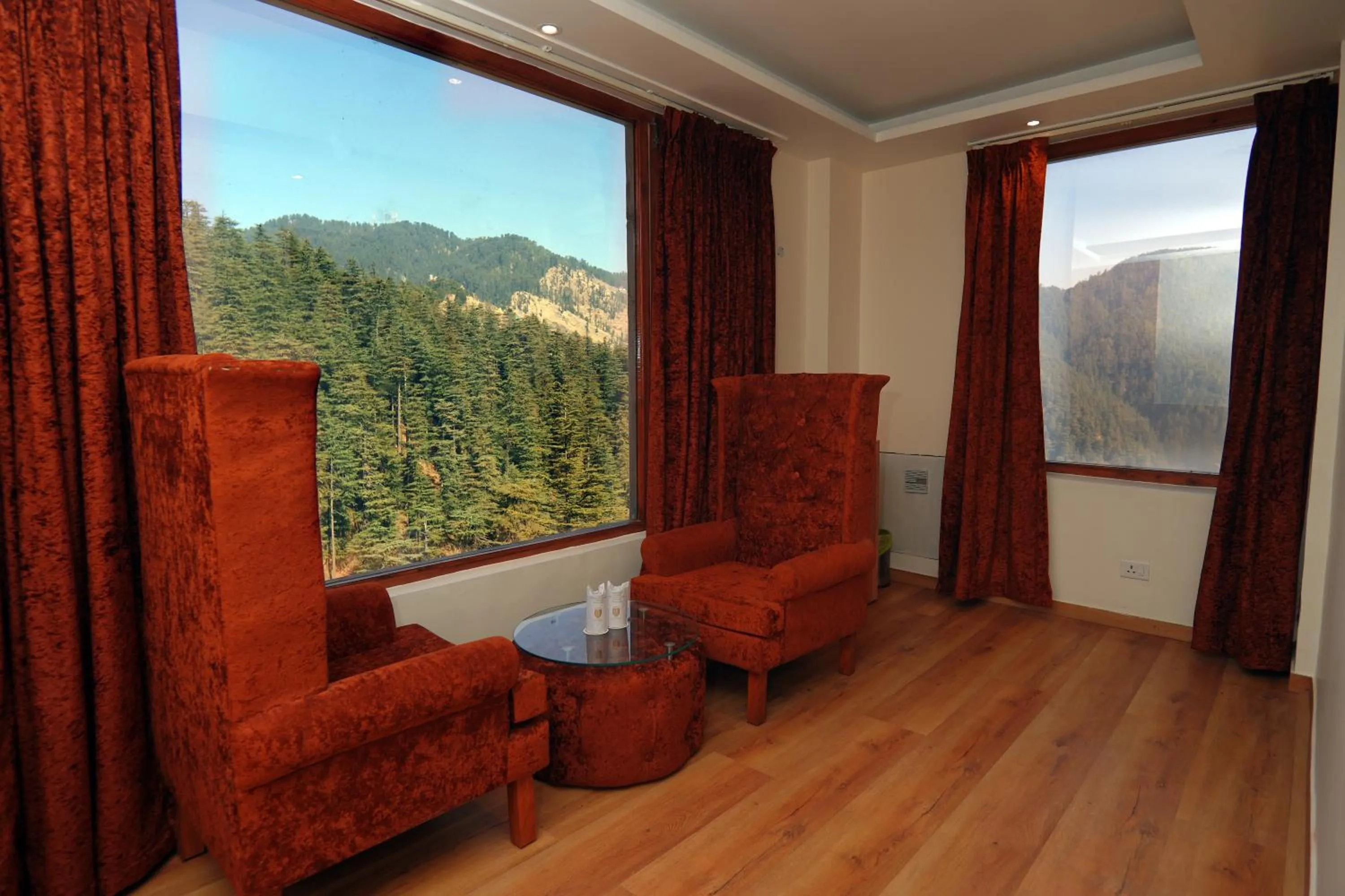 Seating area in The Jungle Mountain Retreat