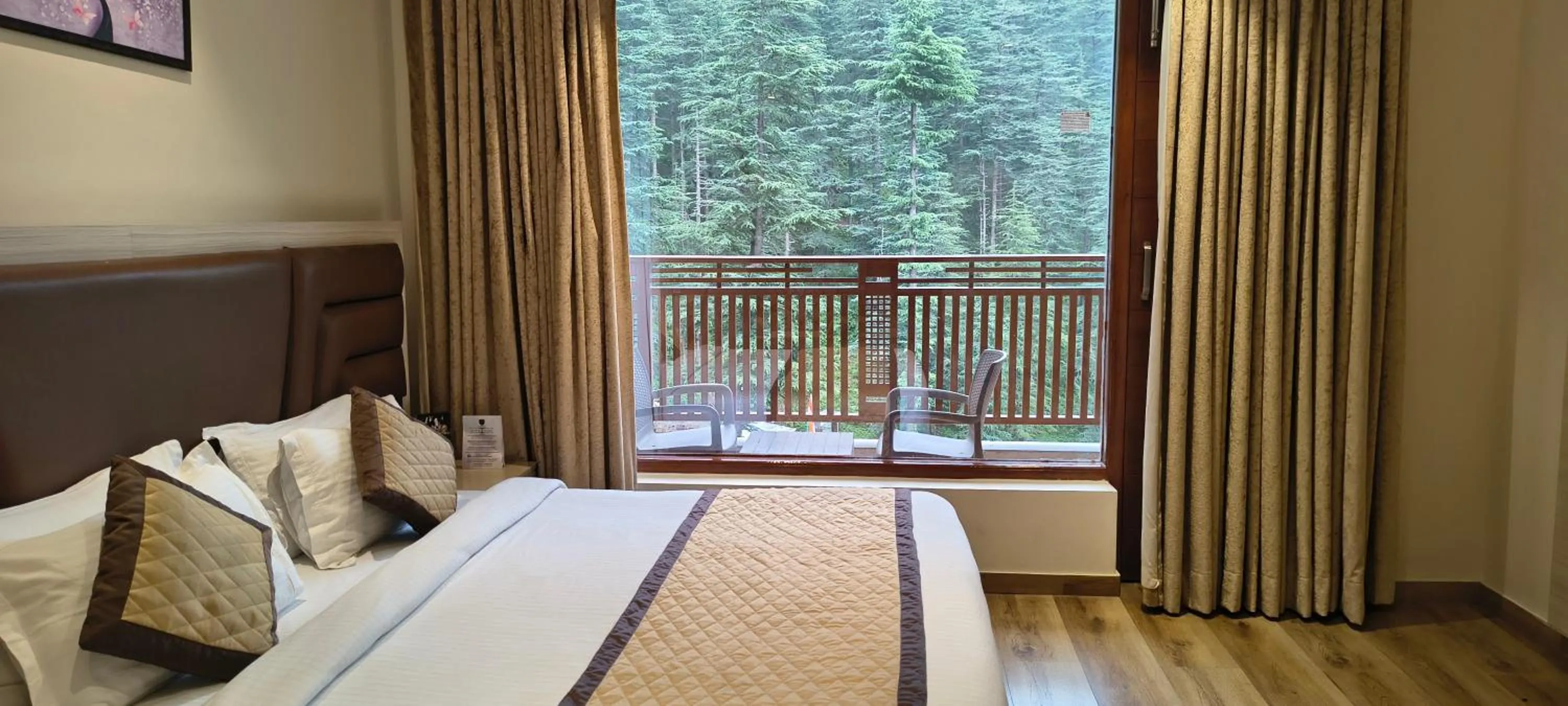 View (from property/room), Bed in The Jungle Mountain Retreat