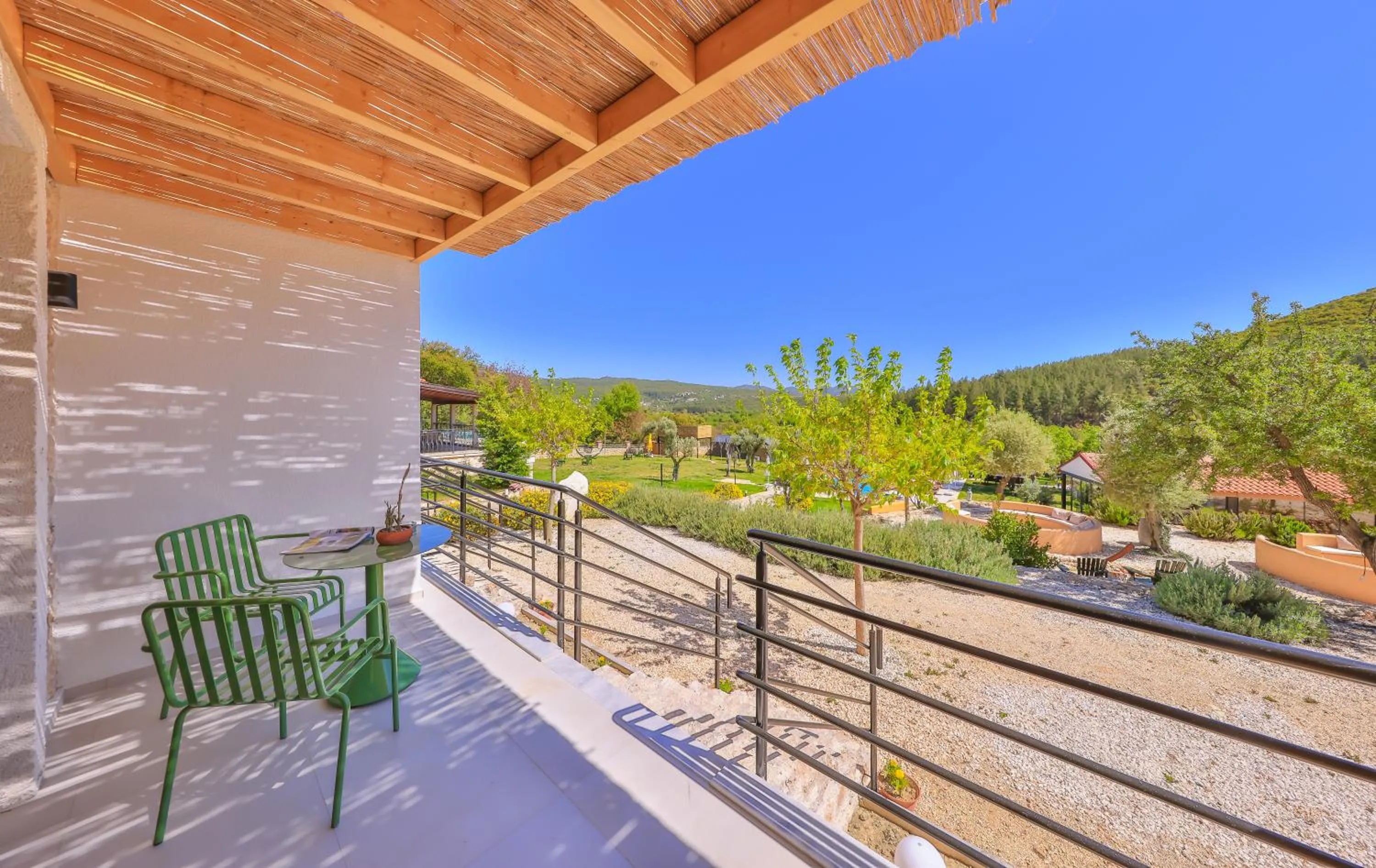 Patio in Kairos Hotel