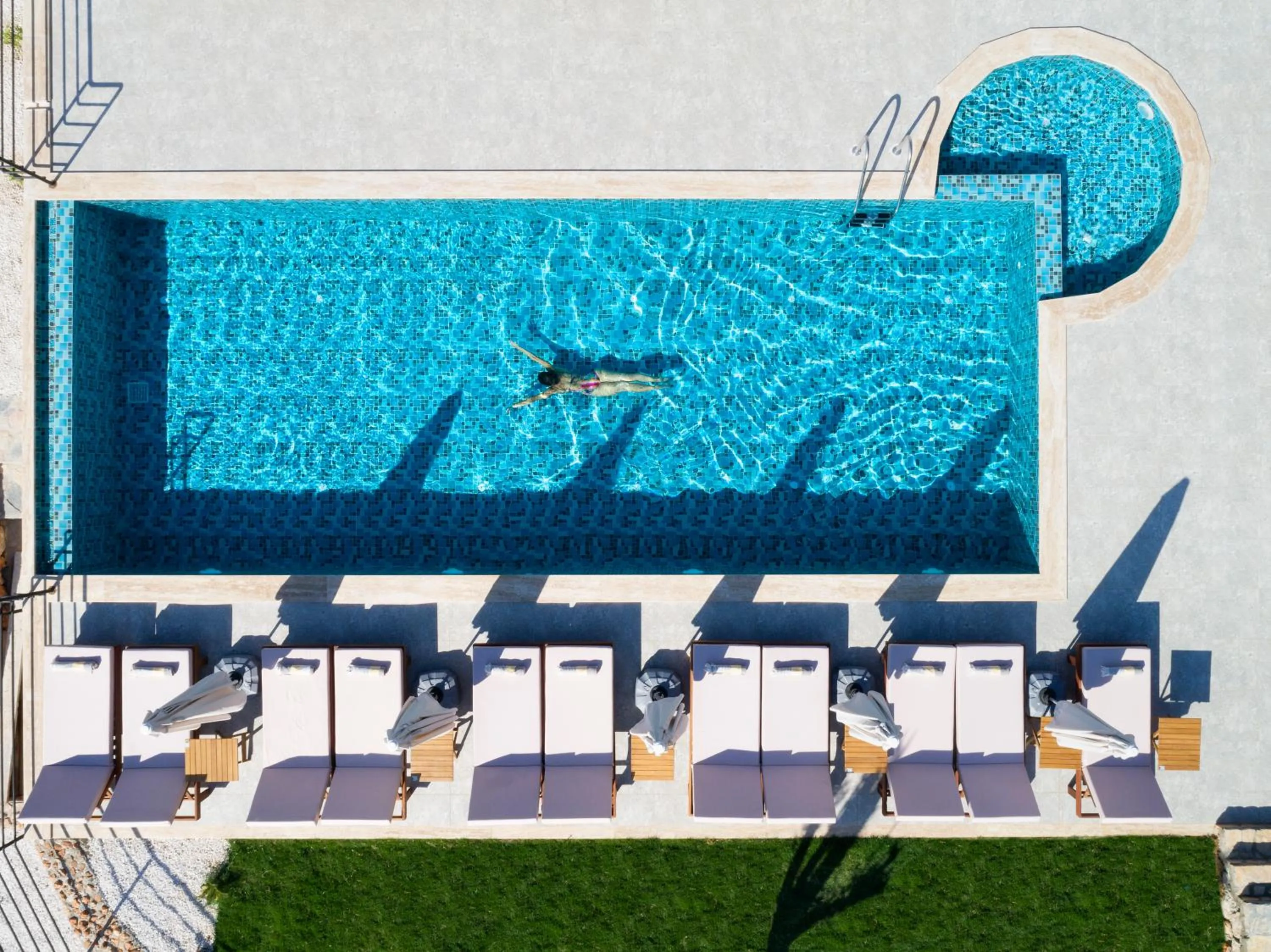 Pool view in Kairos Hotel