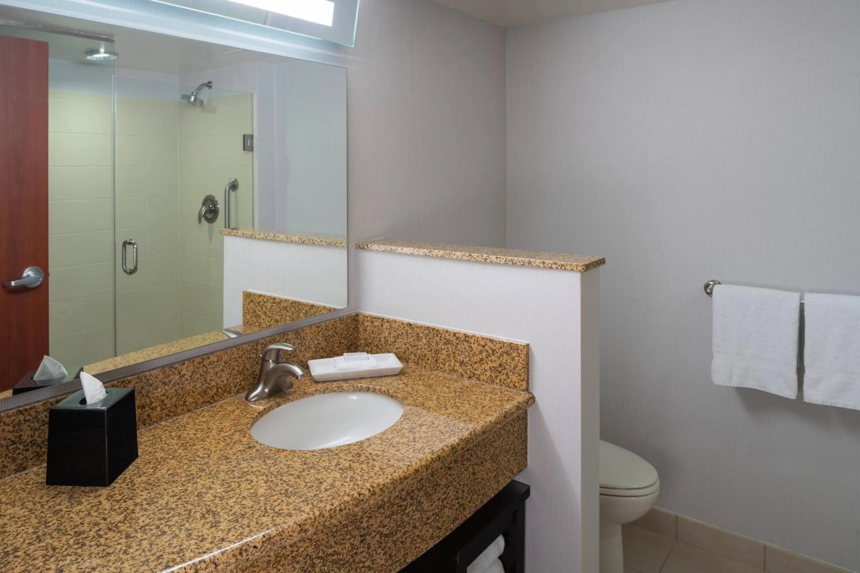 Bathroom in Courtyard by Marriott Miami Airport