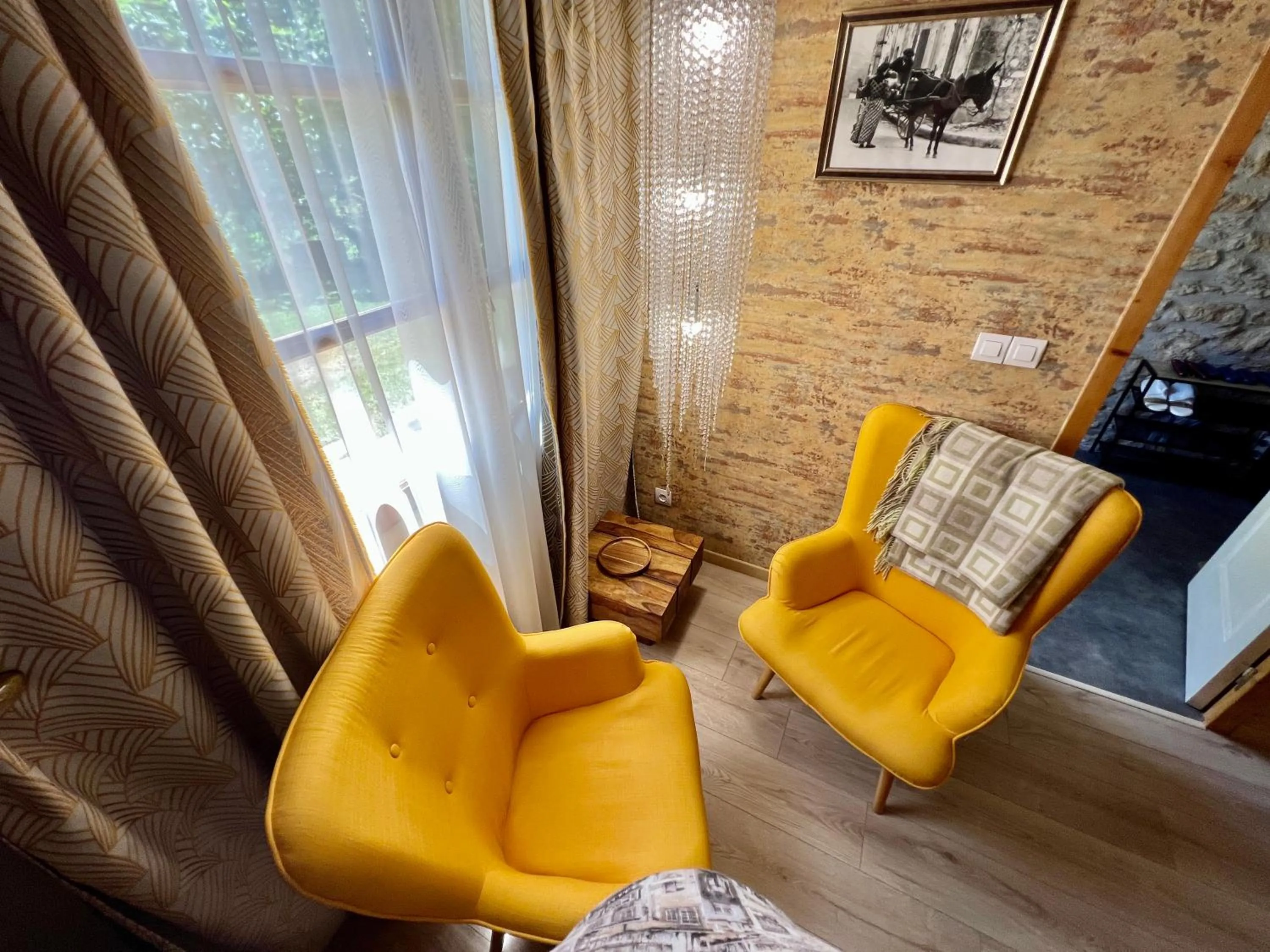 Seating area in Residence La Borde