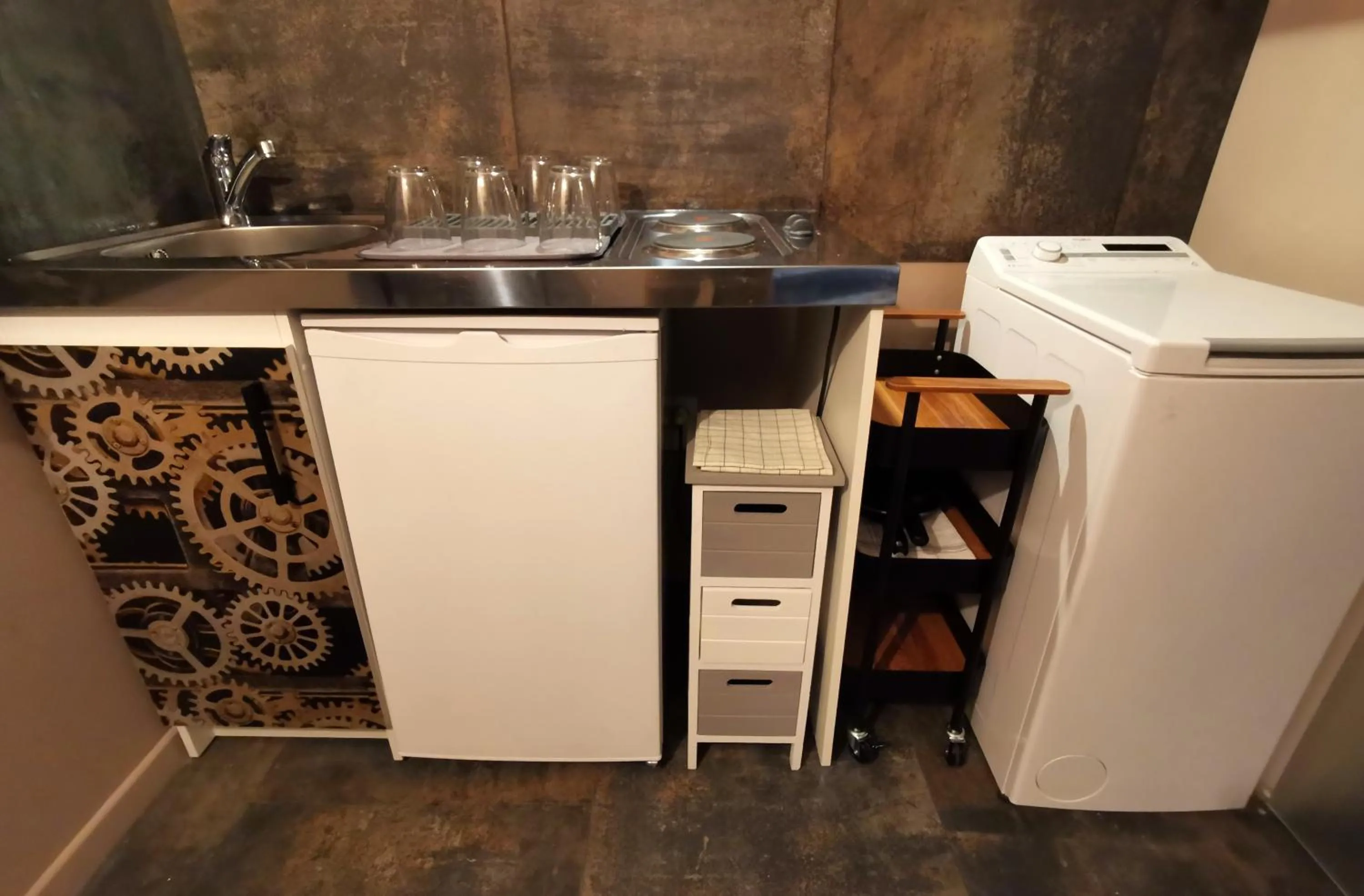 Kitchen or kitchenette in Residence La Borde