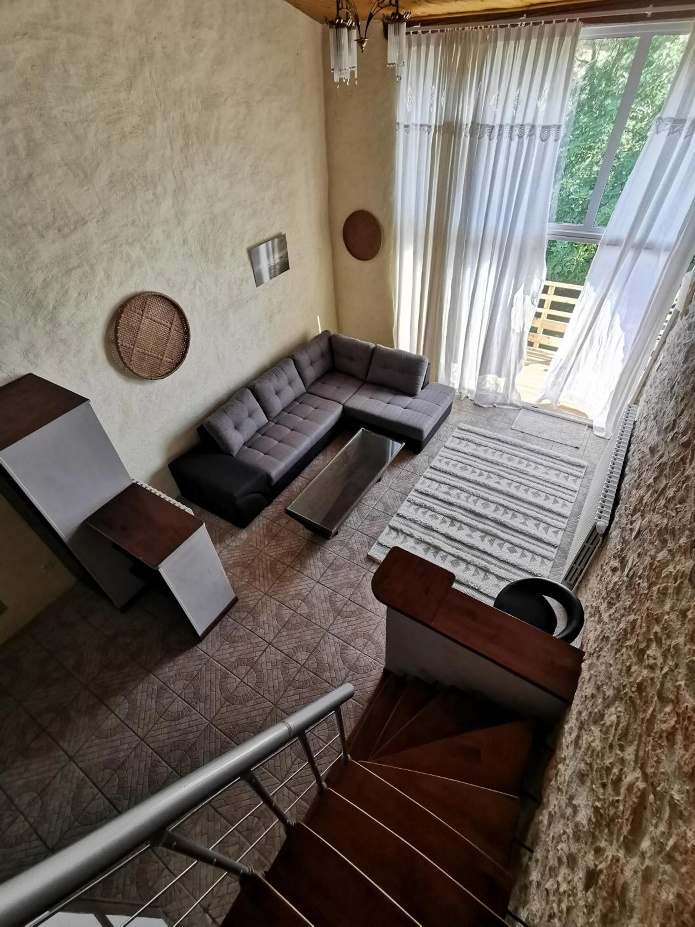 Living room in Residence La Borde