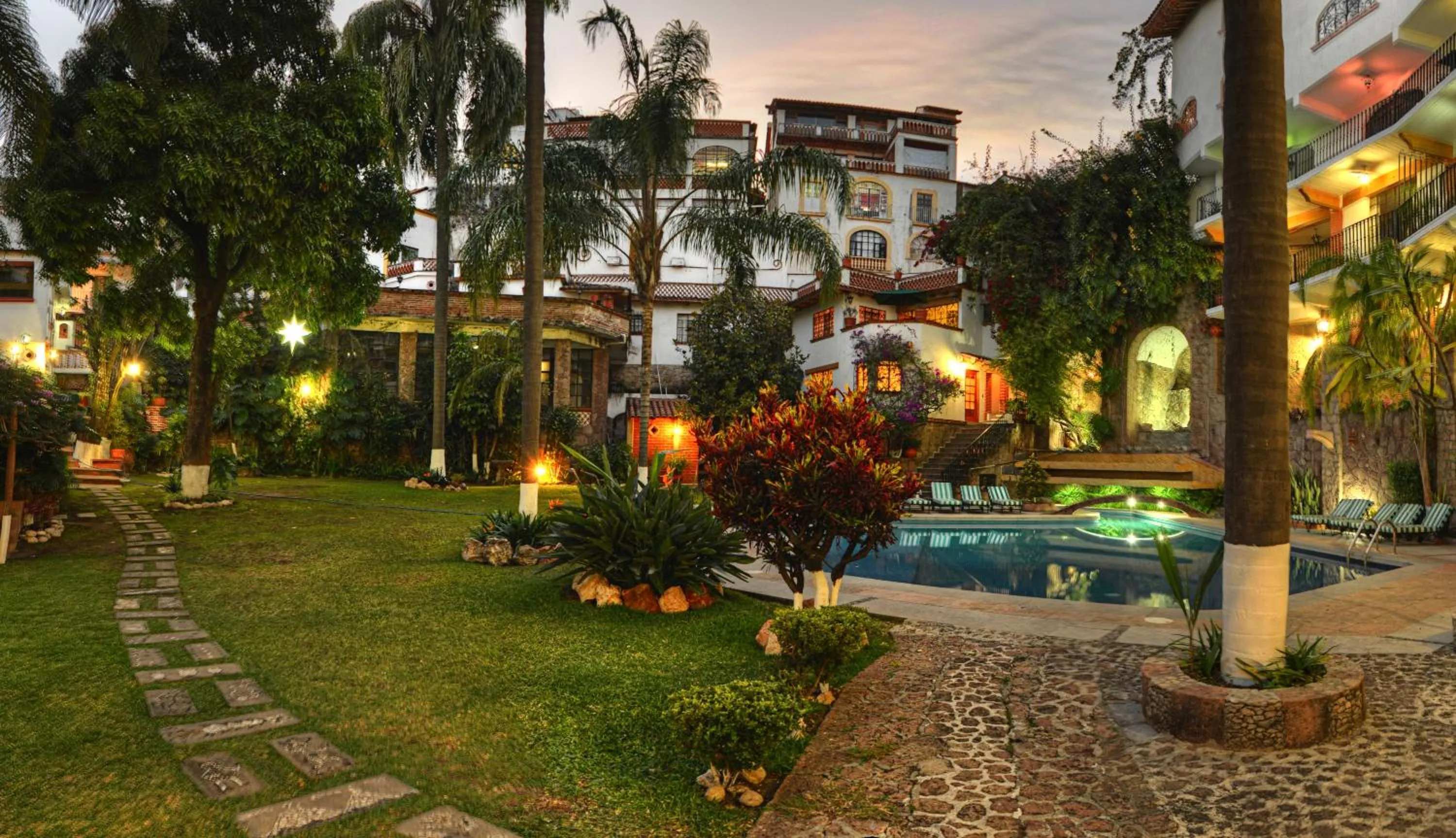 Garden in Hotel Posada San Javier