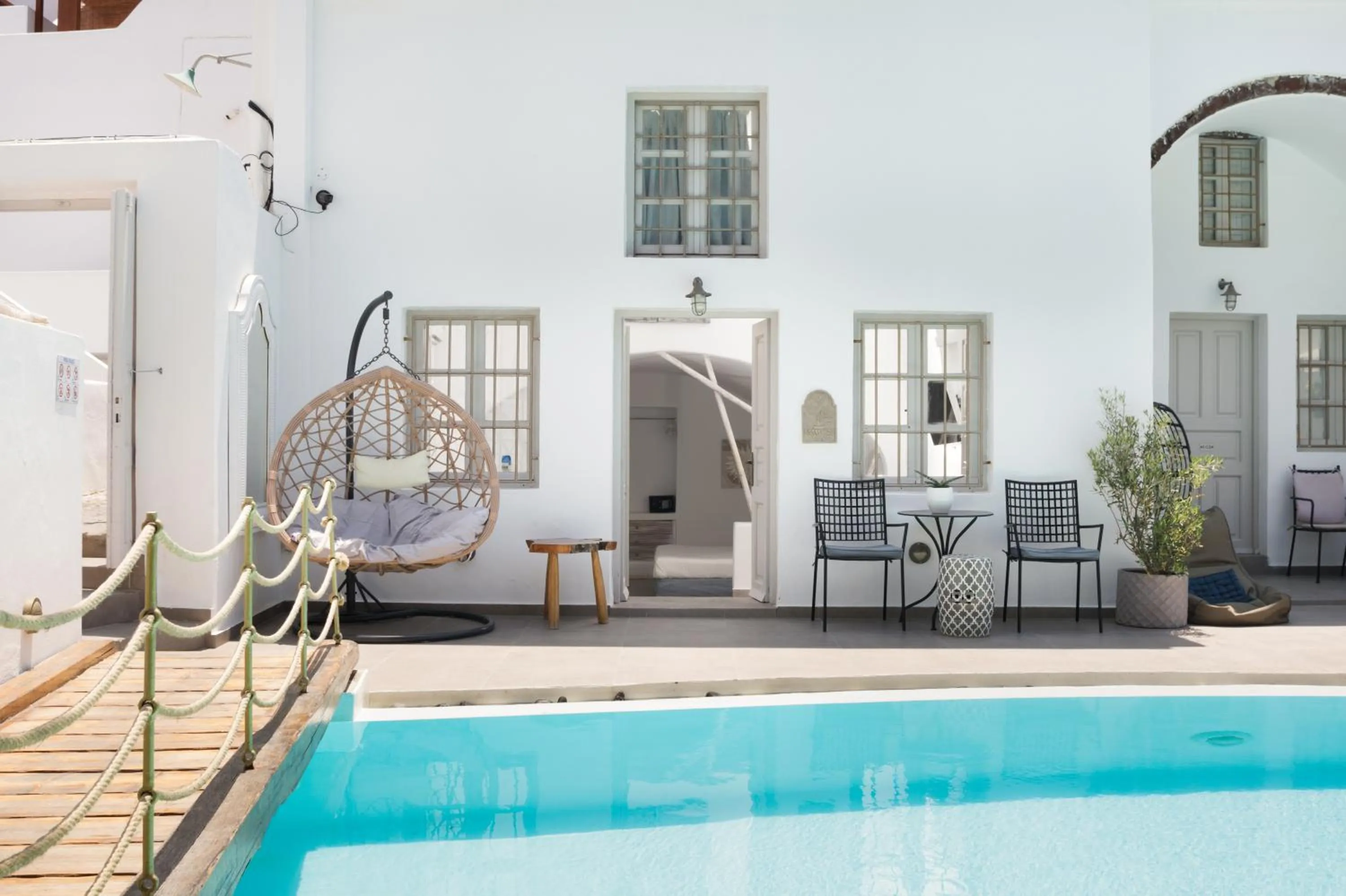 Swimming pool in The Museum Project Oia