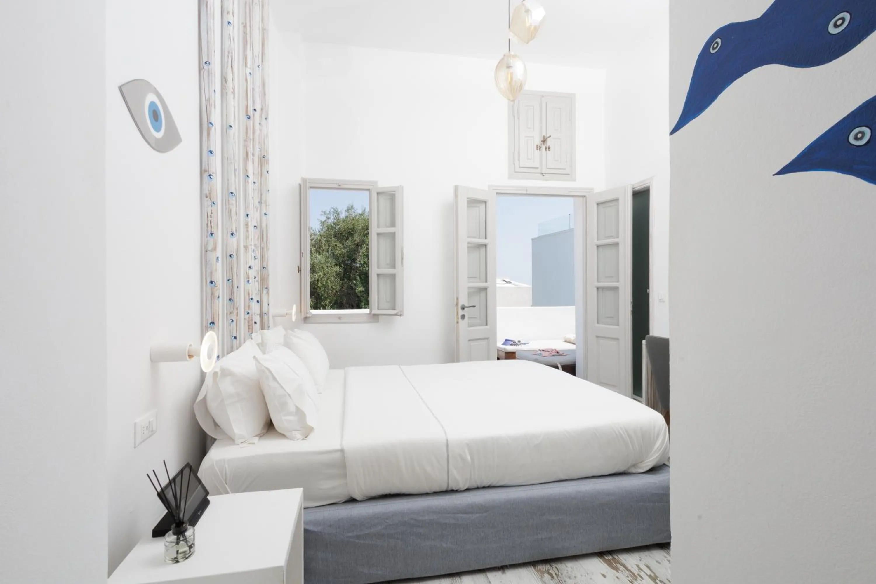 Bedroom in The Museum Project Oia