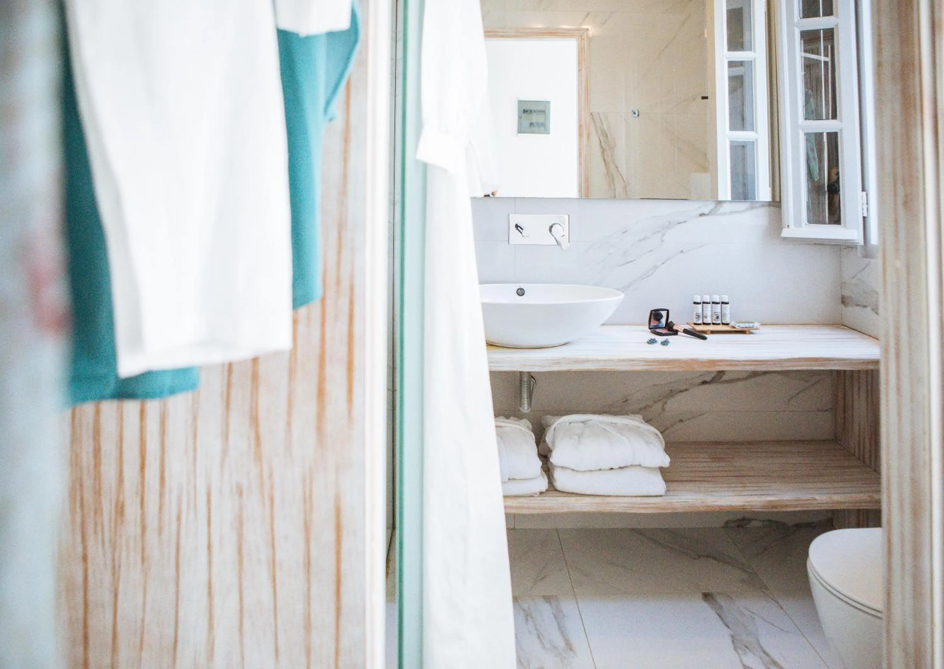 Bathroom in The Museum Project Oia