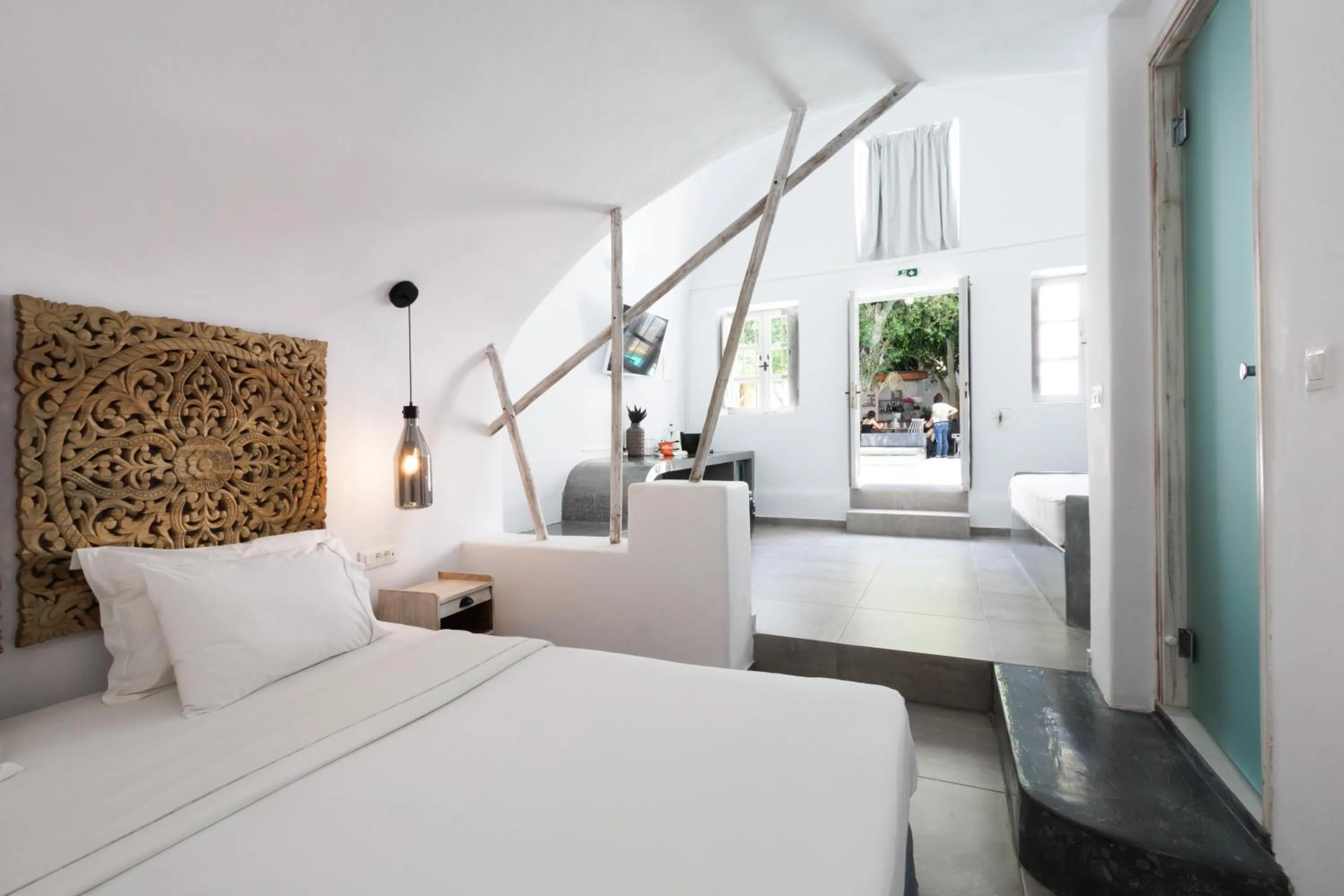 Bedroom in The Museum Project Oia