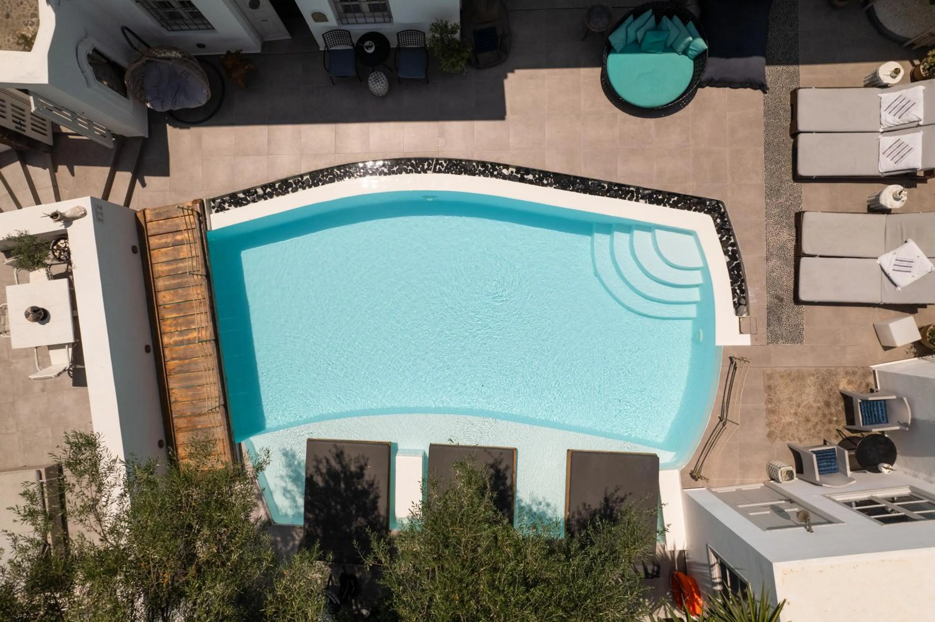 Swimming pool in The Museum Project Oia