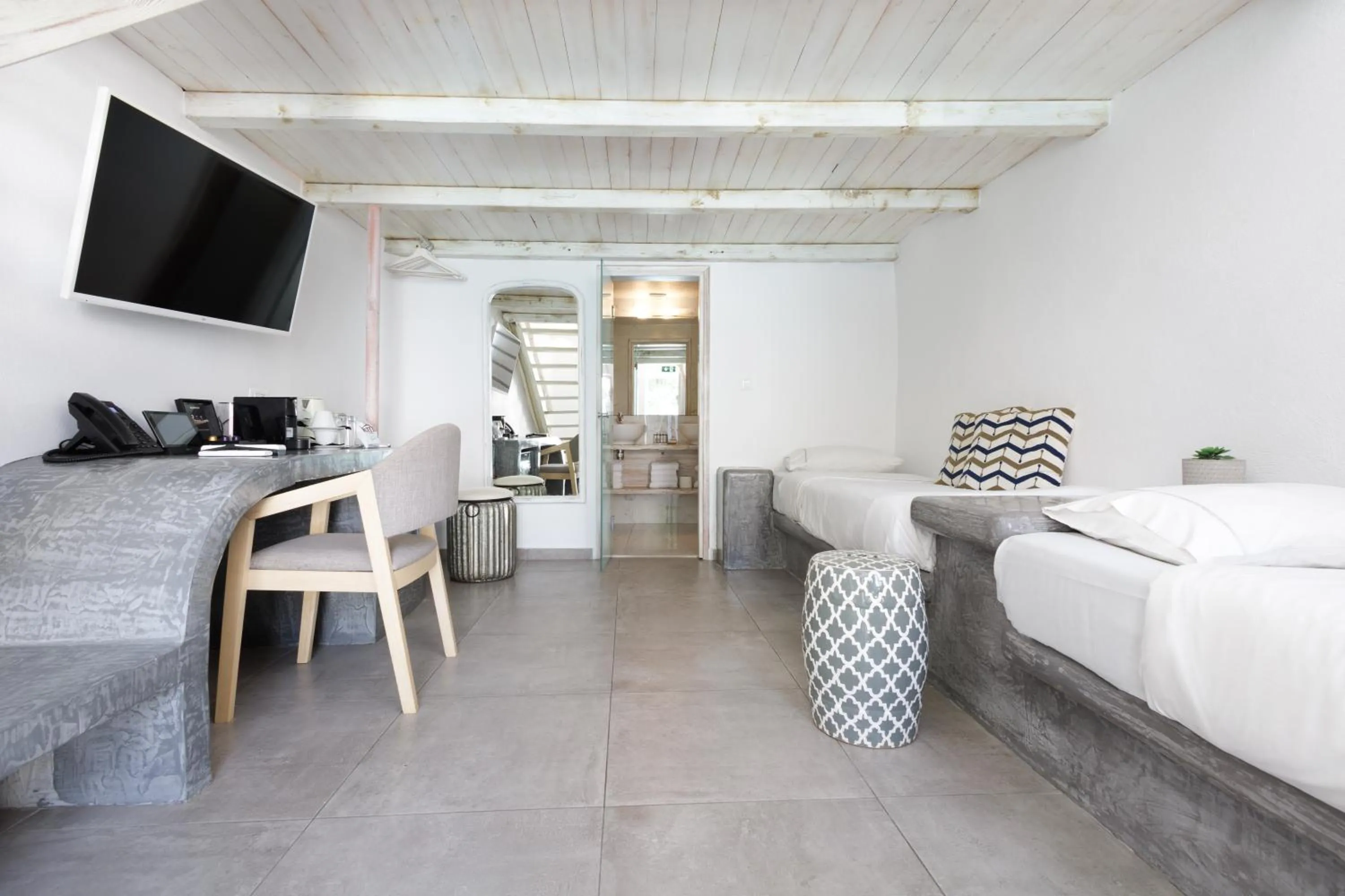 Bedroom in The Museum Project Oia