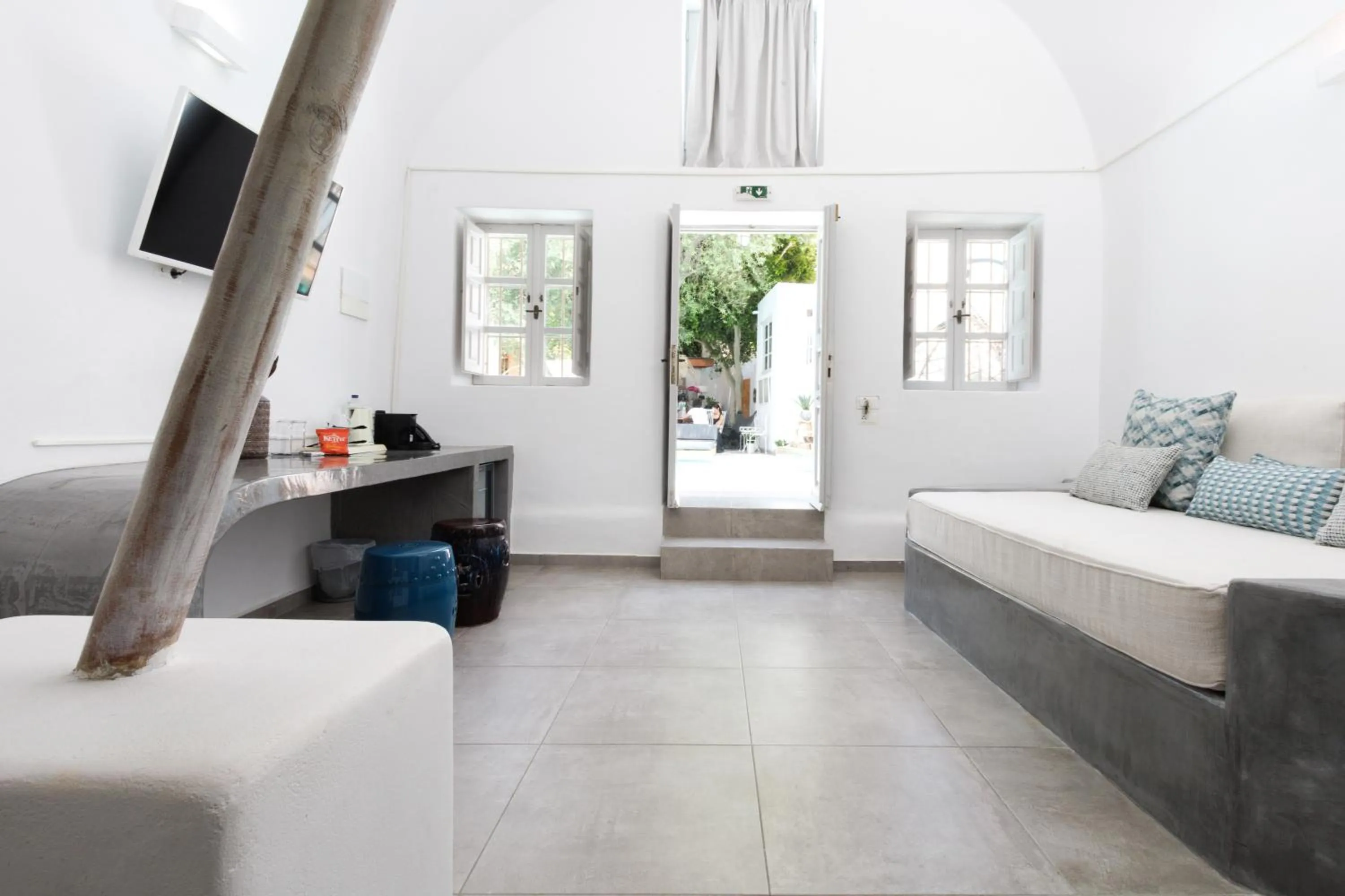 TV and multimedia in The Museum Project Oia