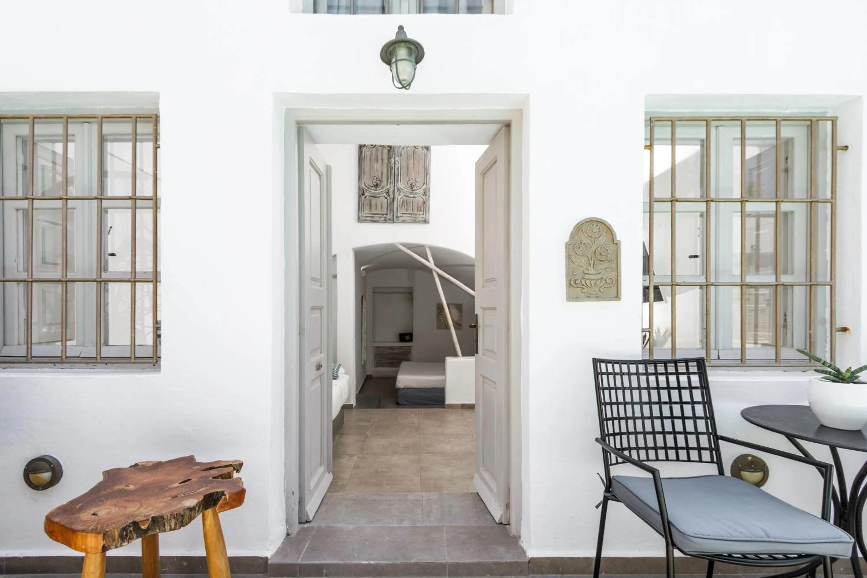 Facade/entrance in The Museum Project Oia